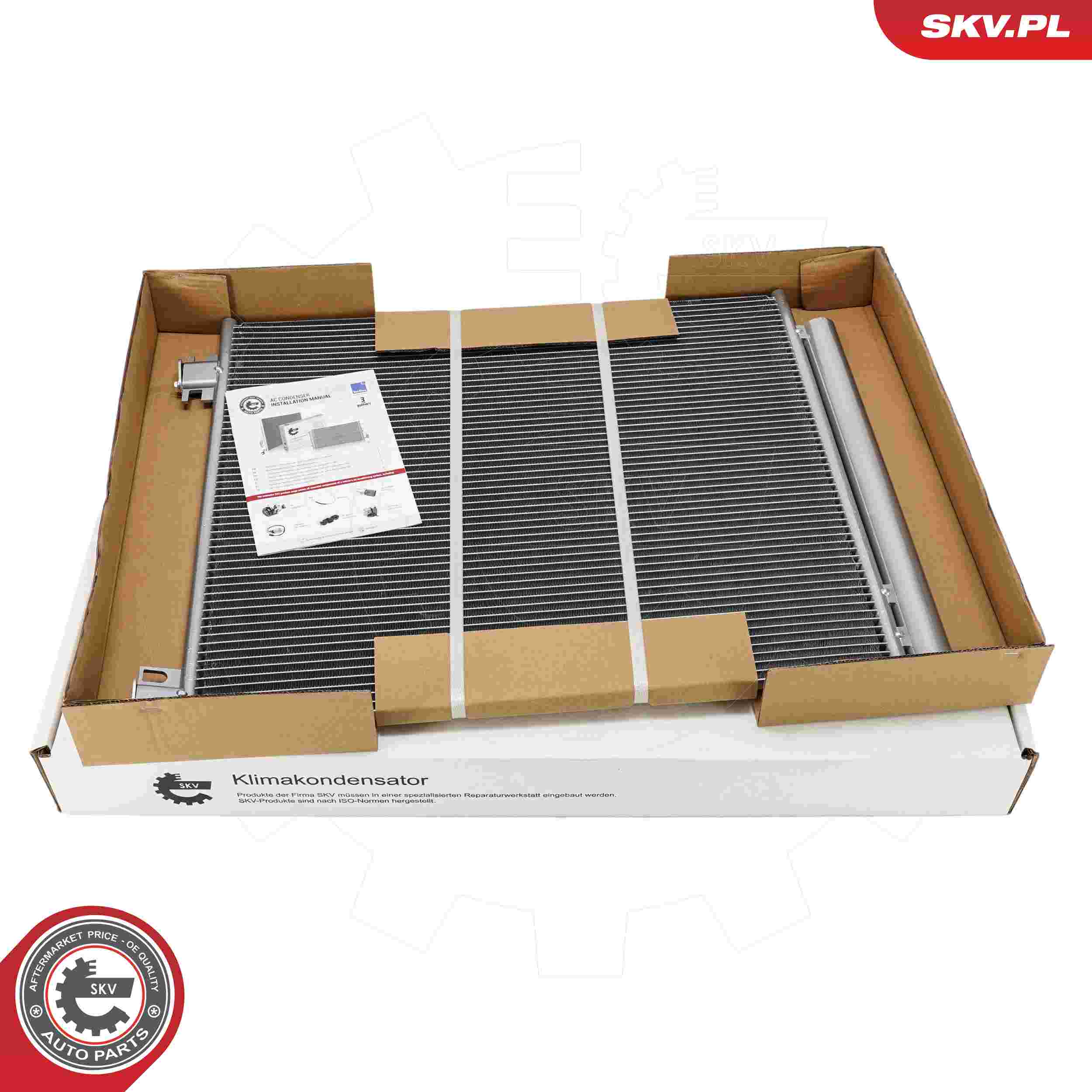 ESEN SKV Kondensor, klimaanlæg 86skv081 for NISSAN RENAULT