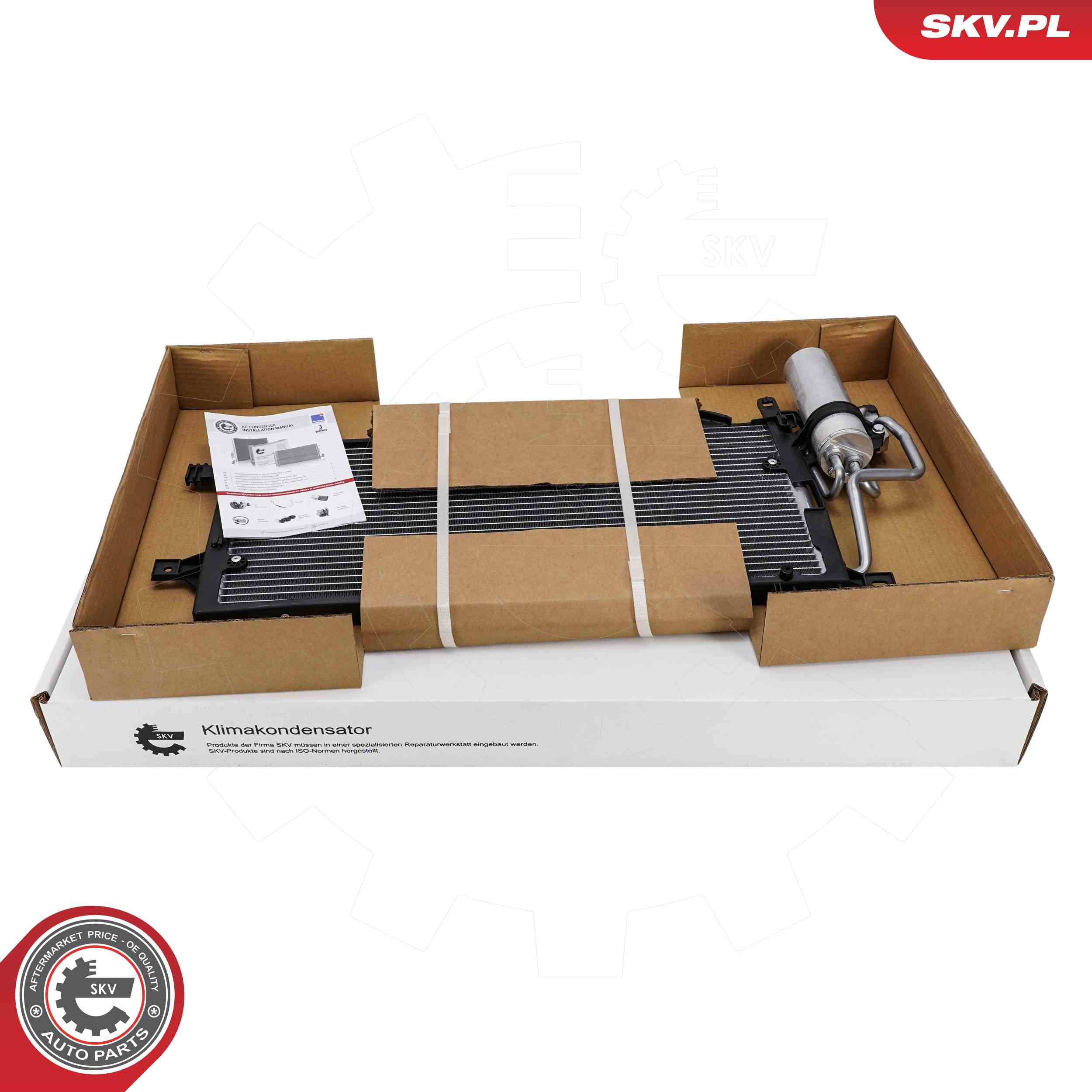 ESEN SKV Kondensor, klimaanlæg 86skv660 for VAUXHALL