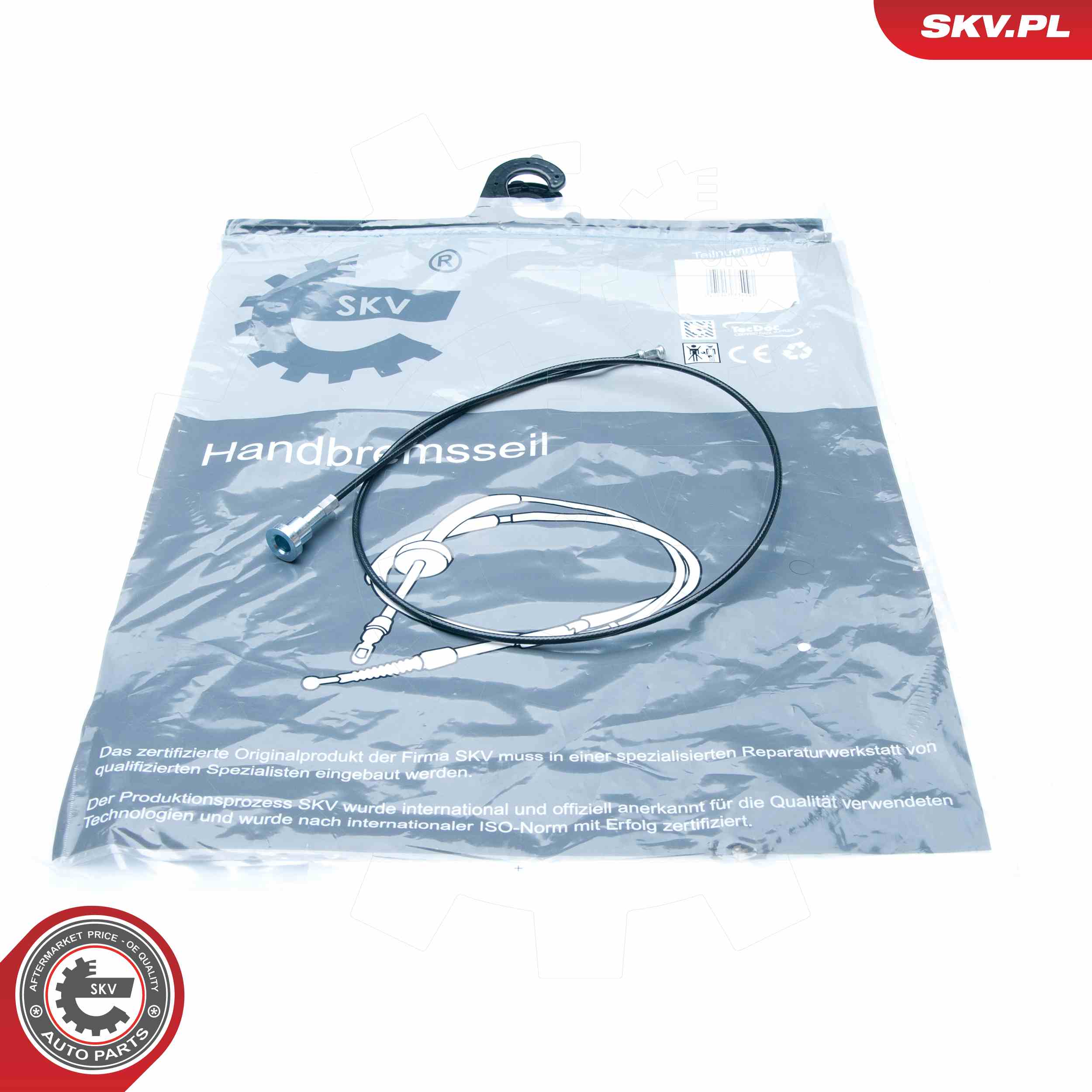 ESEN SKV Håndbremsekabel 26skv004 bagved til højre for GENERAL MOTORS VAUXHALL OPEL