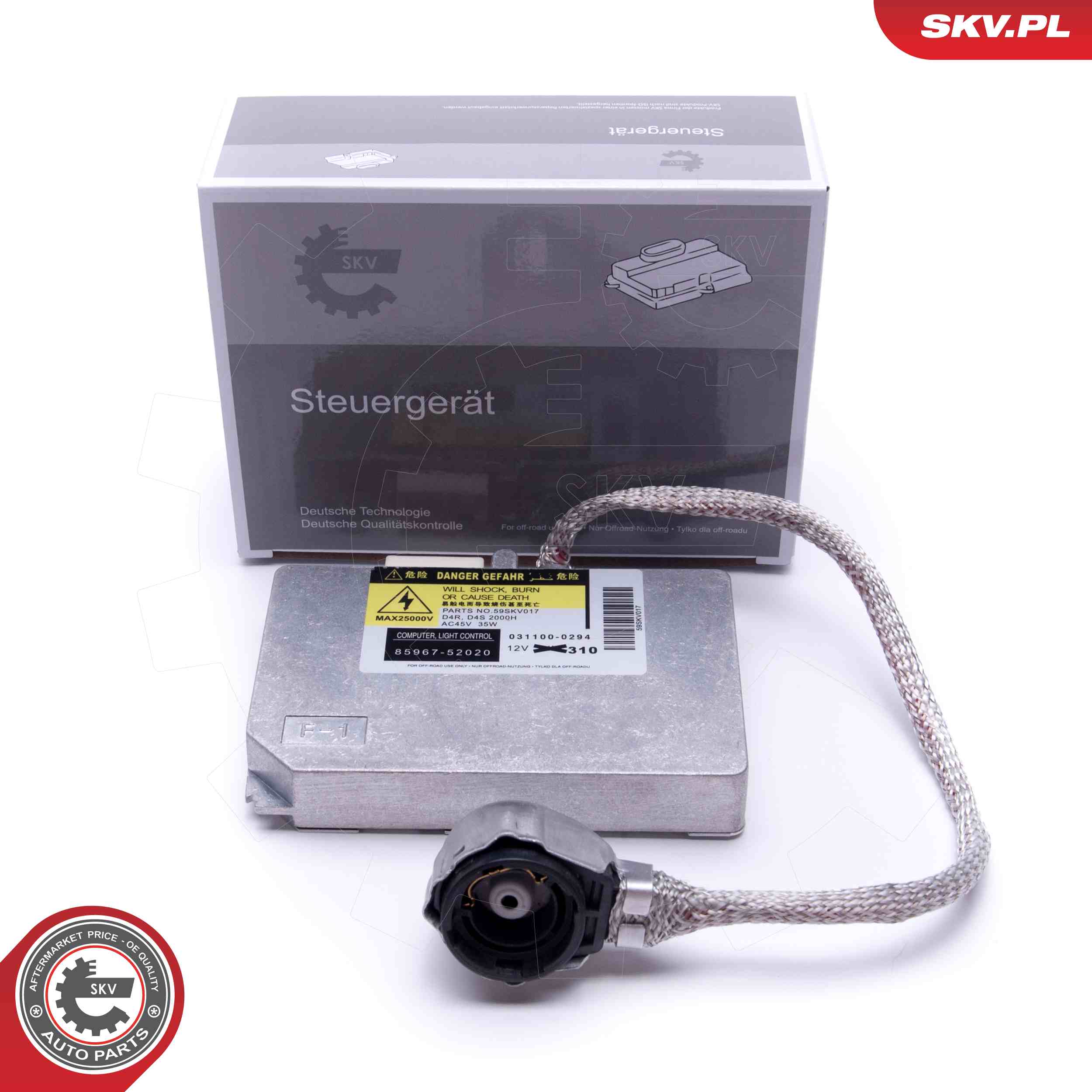 ESEN SKV Styreenhed, belysning 59skv017 venstre for MAZDA PORSCHE TOYOTA HYUNDAI