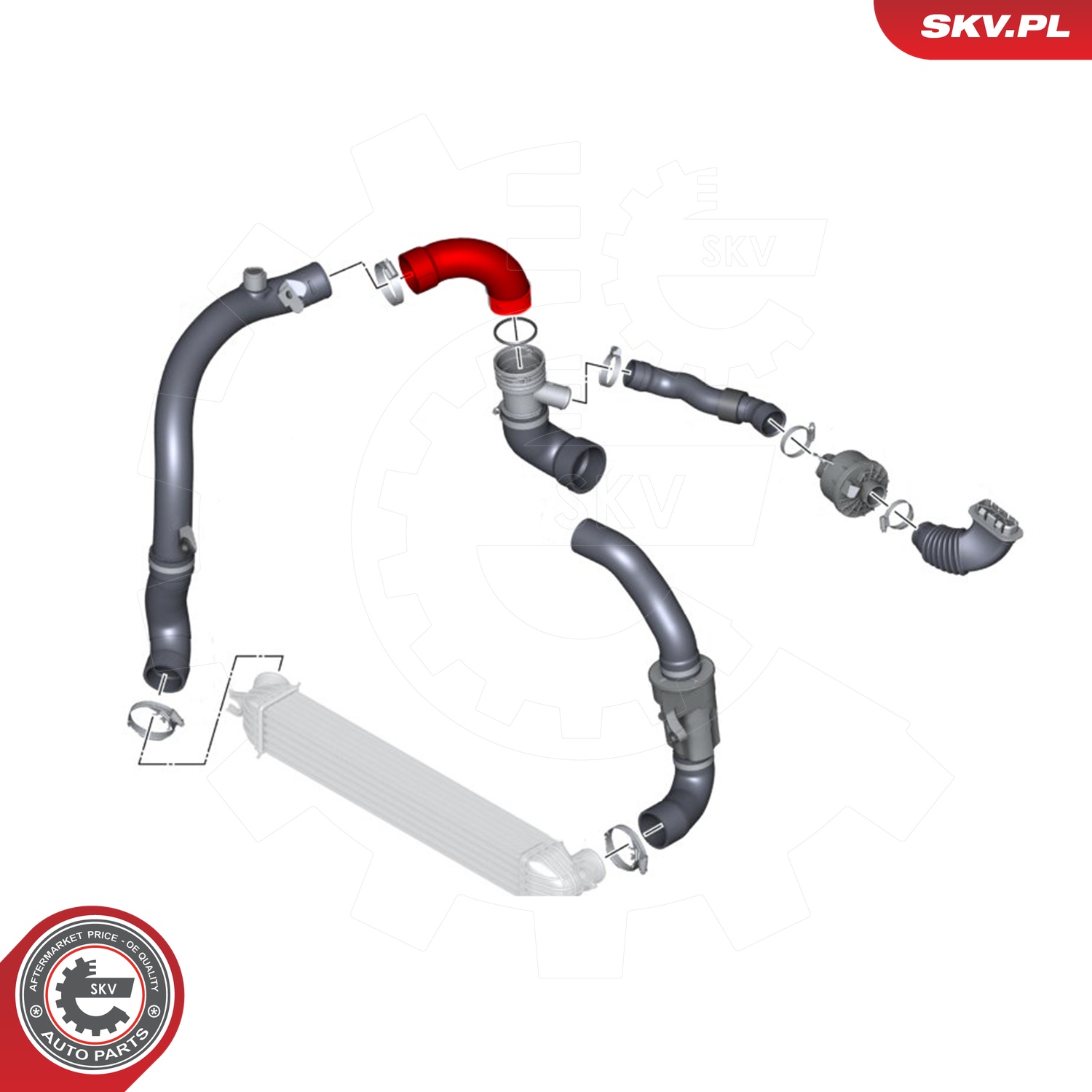 ESEN SKV Ladeluftslange 43skv363 for MINI