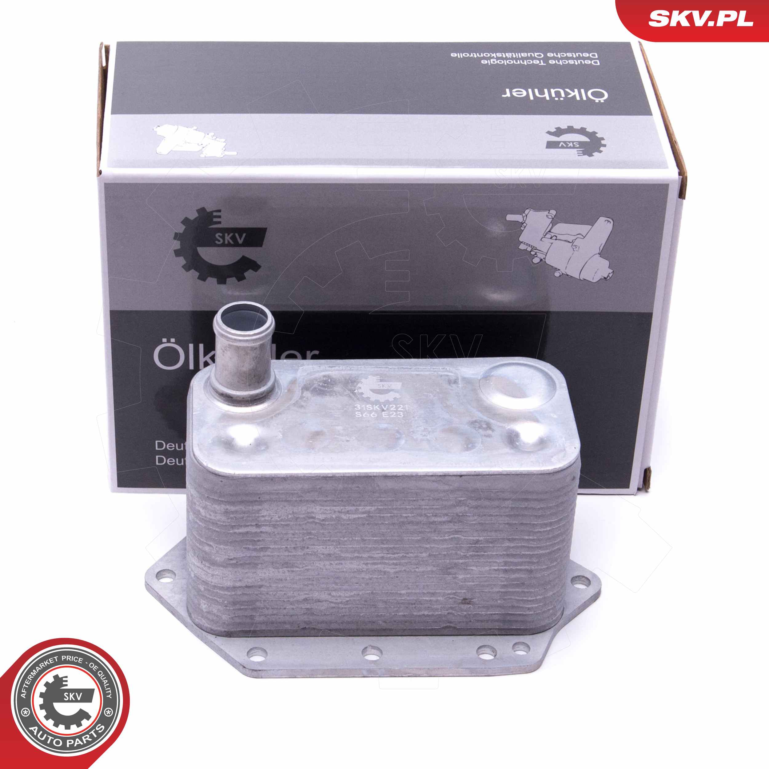 ESEN SKV Oliekøler, motorolie 31skv221 foran for BMW