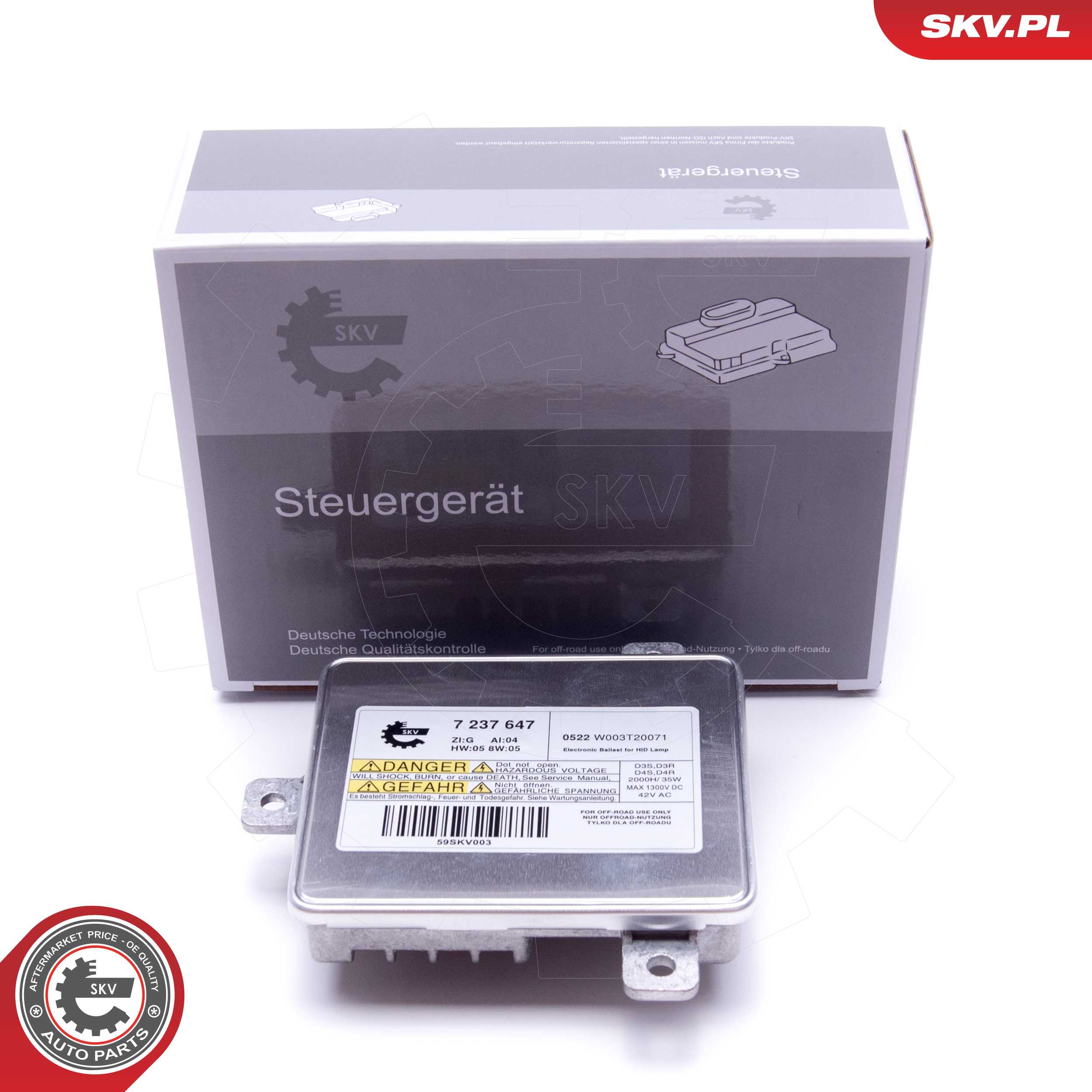 ESEN SKV Styreenhed, belysning 59skv003 højre for BMW SMART MERCEDES-BENZ MITSUBISHI