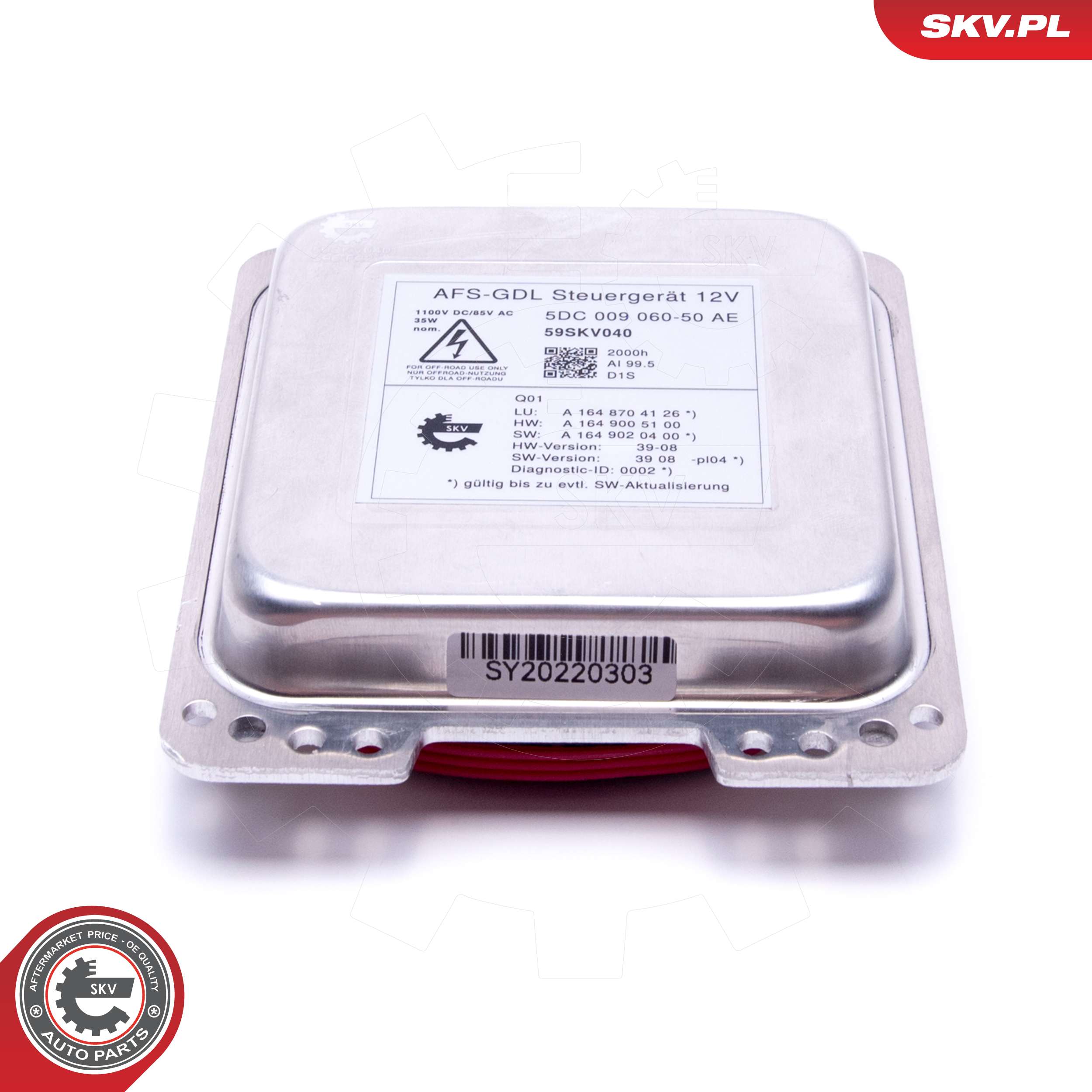 ESEN SKV Styreenhed, belysning 59skv040 for MERCEDES-BENZ