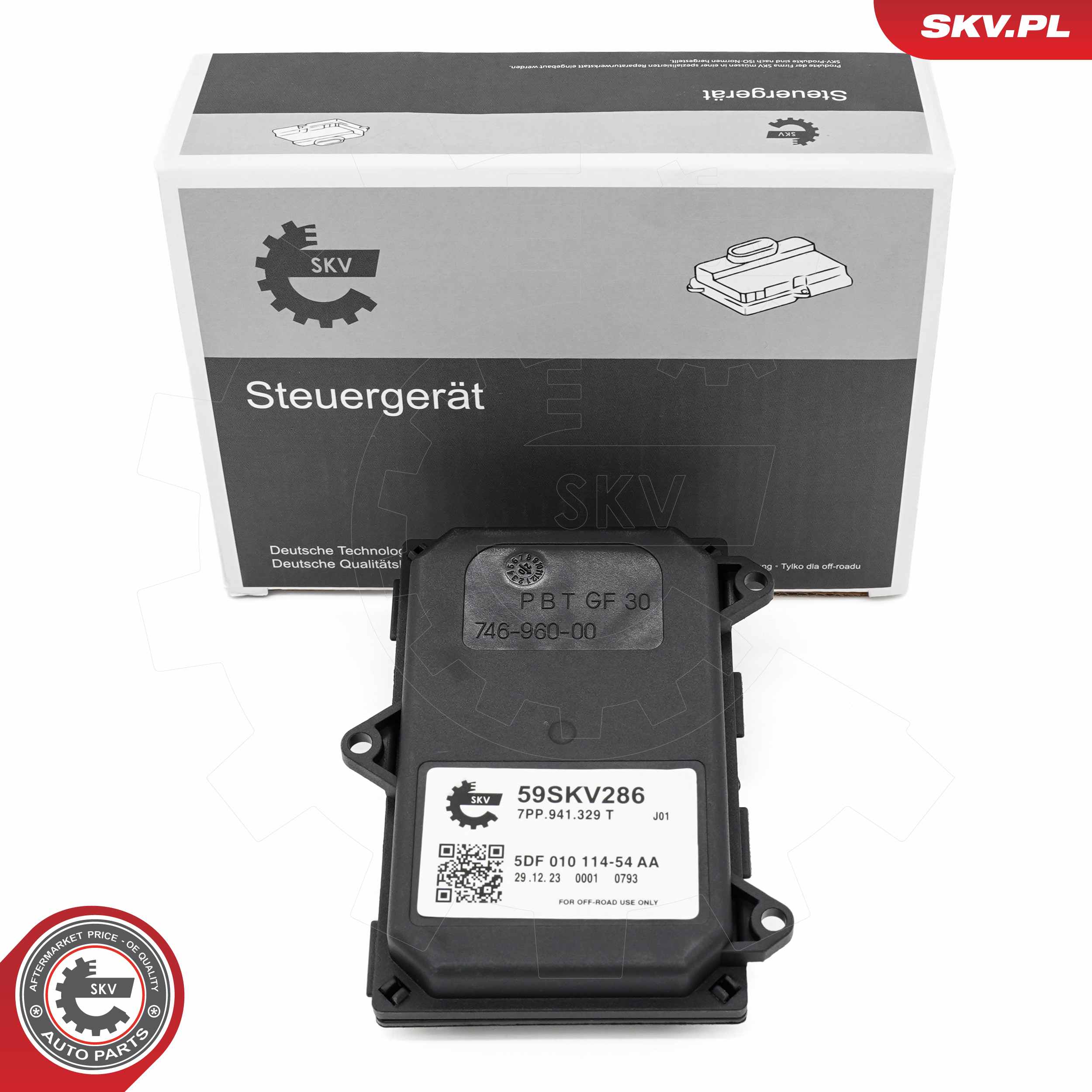 ESEN SKV Styreenhed, belysning 59skv286 for PORSCHE