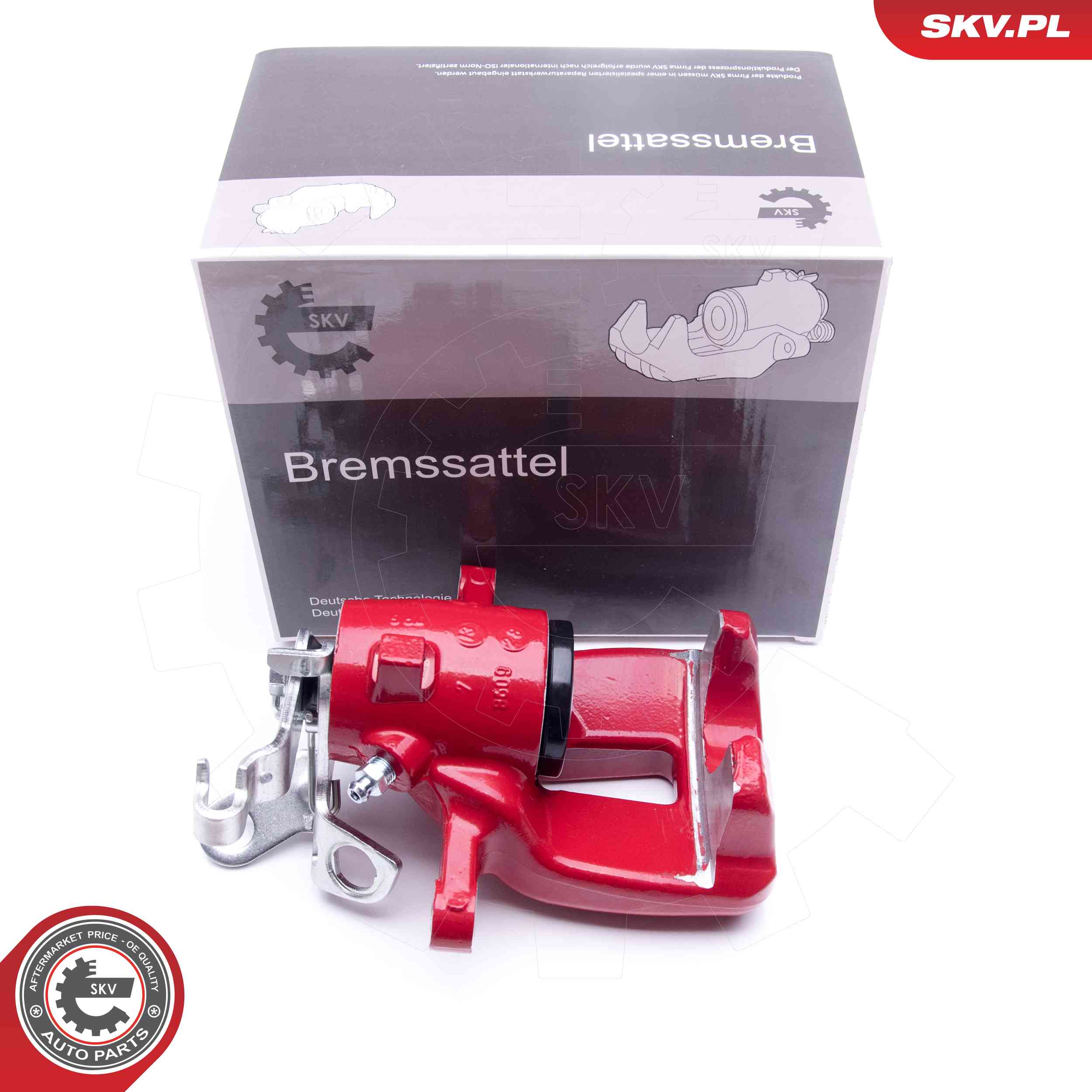 ESEN SKV Bremsekaliper 34skv033red Bagaksel venstre for VW