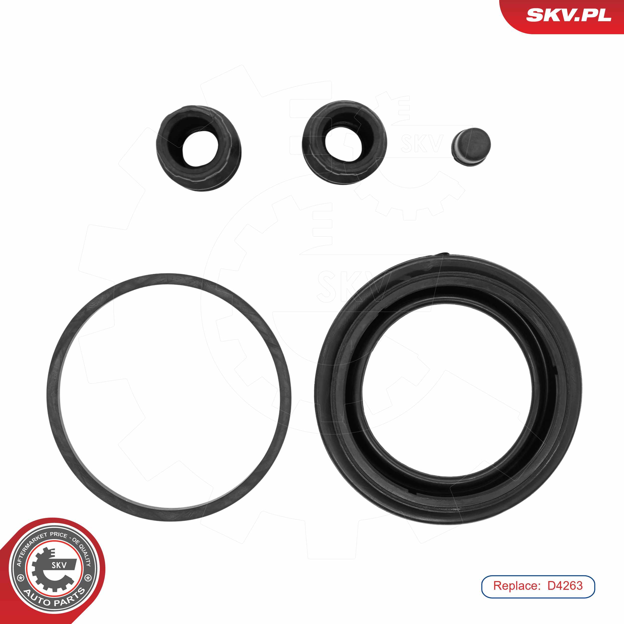 ESEN SKV Rep.sæt, bremsekaliper 91skv114 foraksel for PEUGEOT FIAT / LANCIA ALFA ROMEO