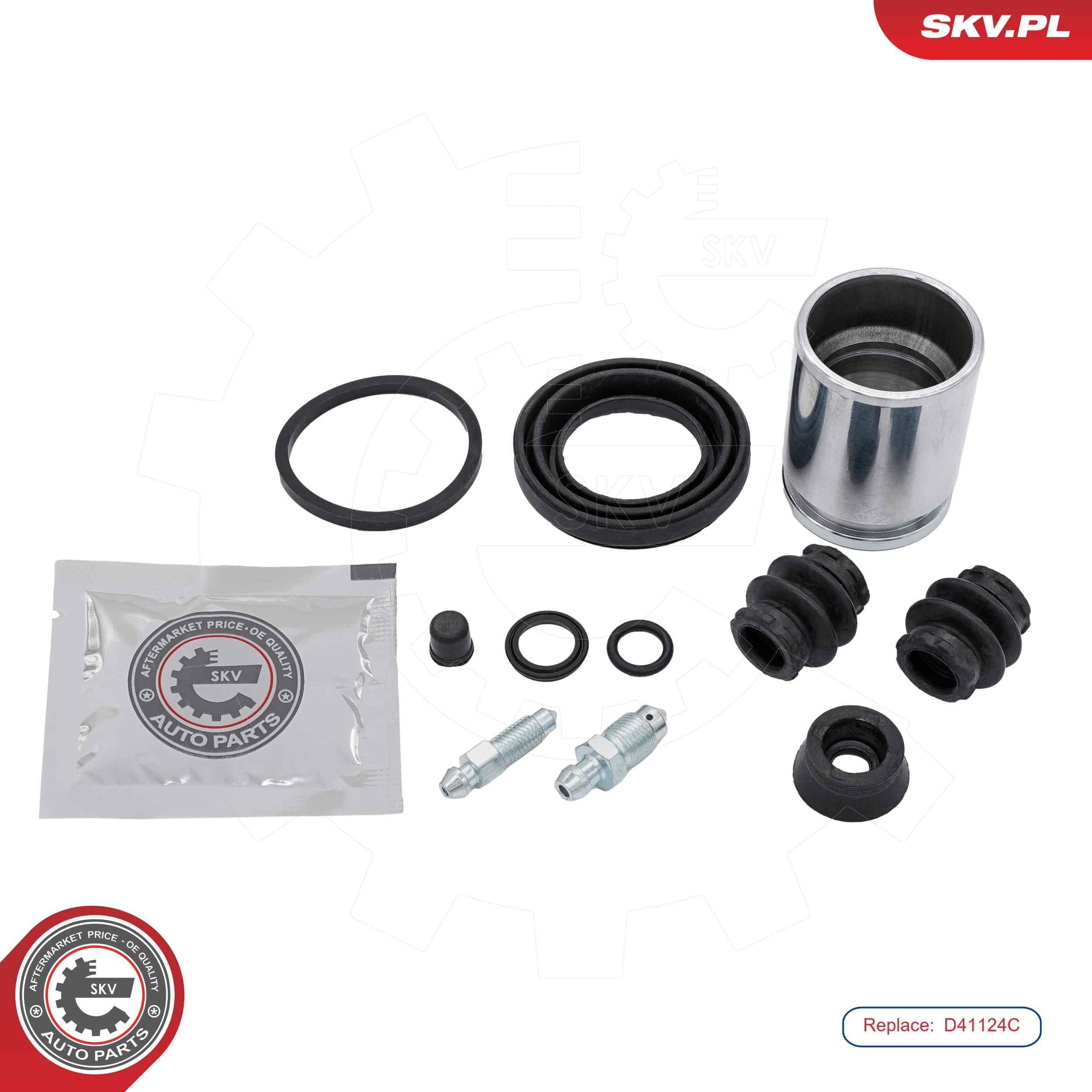 ESEN SKV Rep.sæt, bremsekaliper 91skv007 bagaksel for OPEL VAUXHALL RENAULT FIAT / LANCIA ALFA ROMEO SEAT VAG CITROËN NISSAN TOYOTA