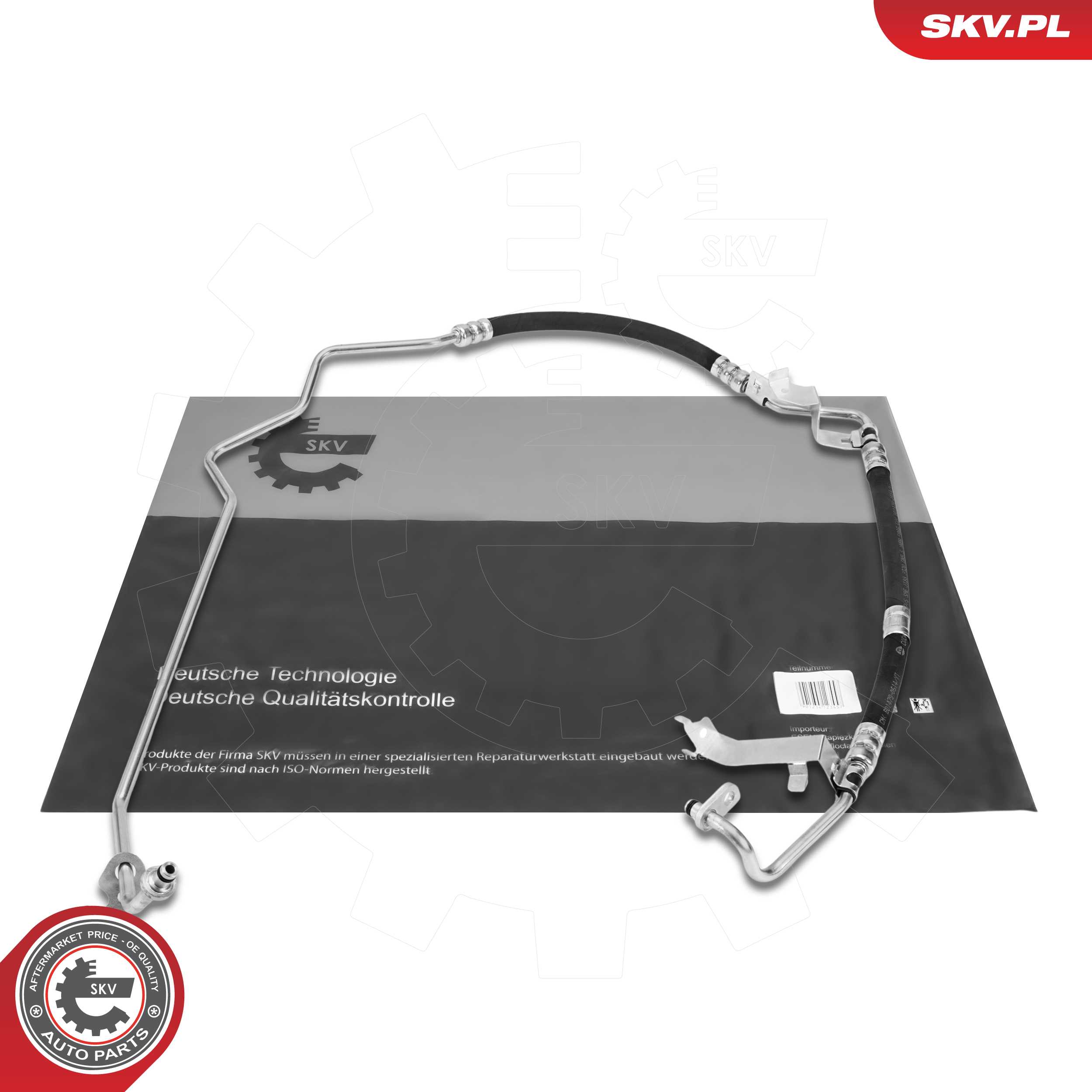 ESEN SKV Hydraulikslange, styretøj 10skv799 fra hydraulikpumpe til tandstang for FORD