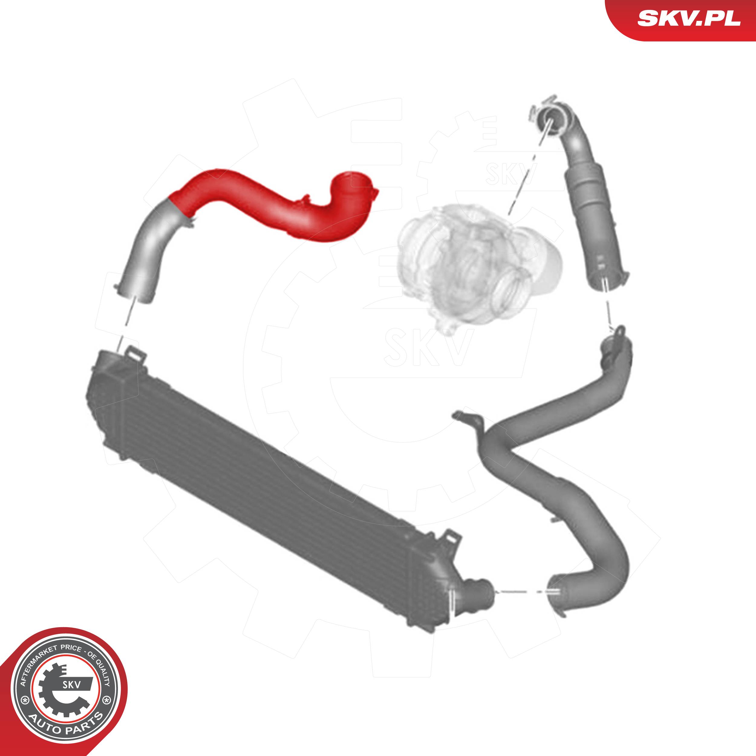 ESEN SKV Ladeluftslange 43skv157 for FORD