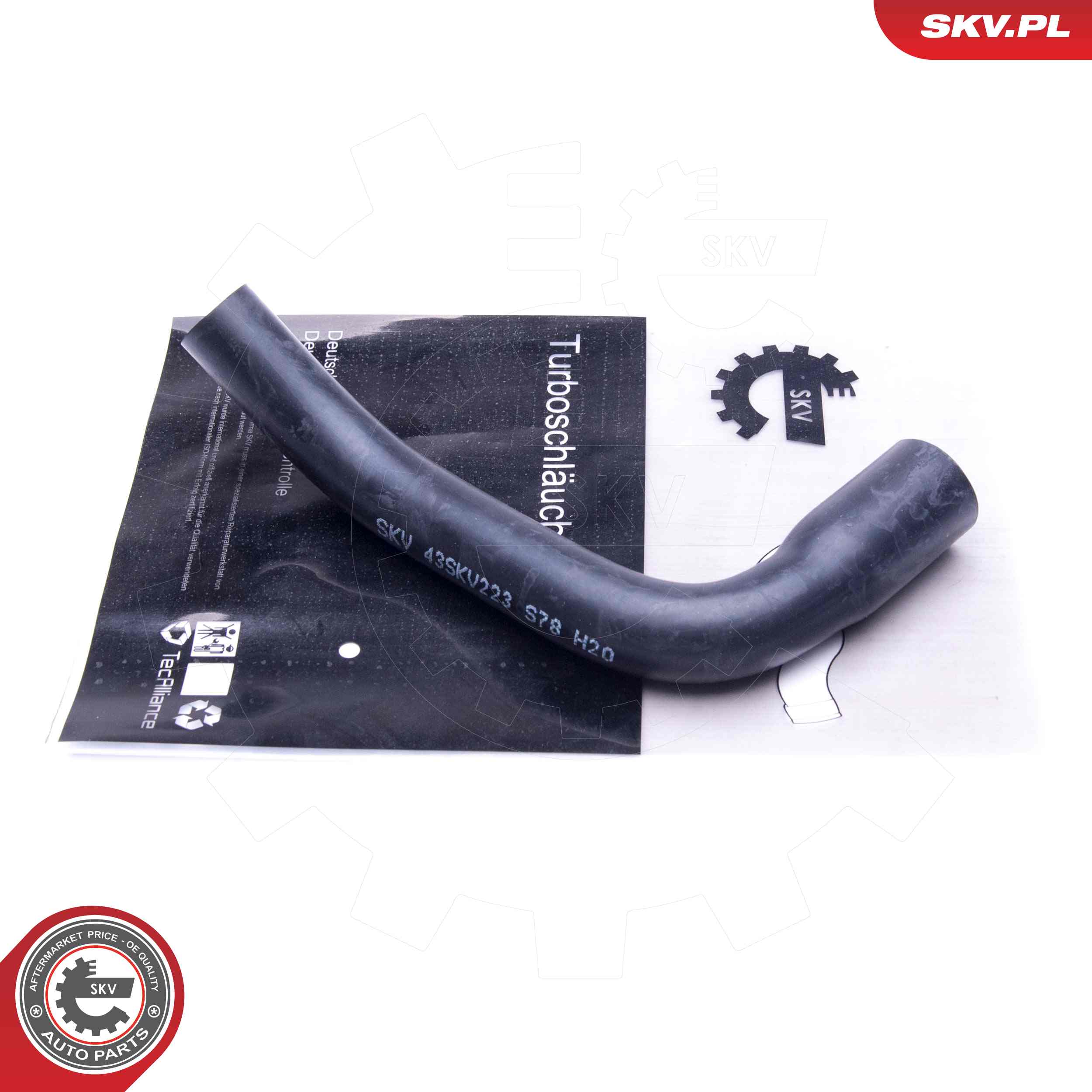 ESEN SKV Ladeluftslange 43skv223 for OPEL GENERAL MOTORS