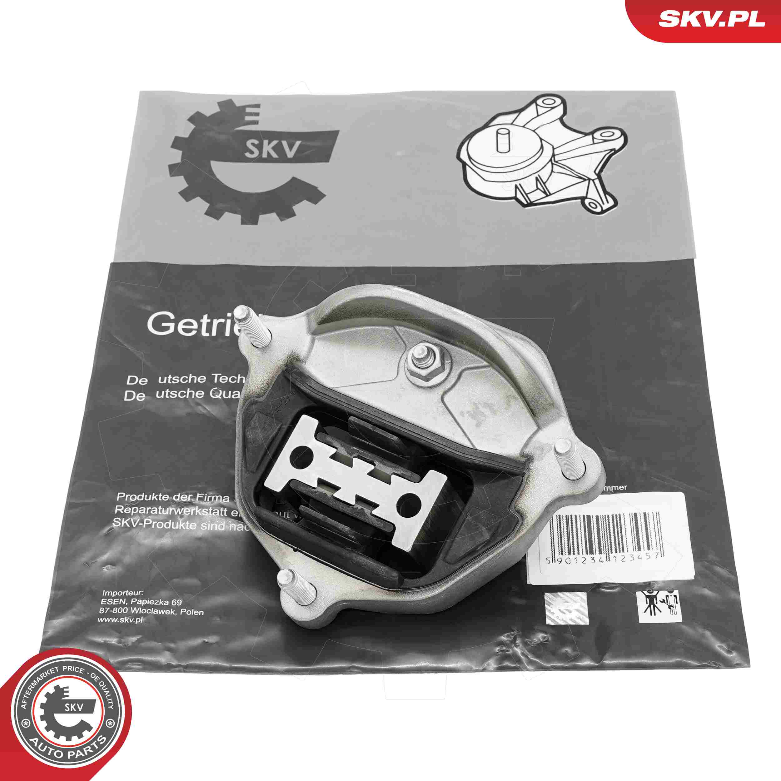 ESEN SKV Ophæng, automatisk gearkasse 75skv818 foran for AUDI