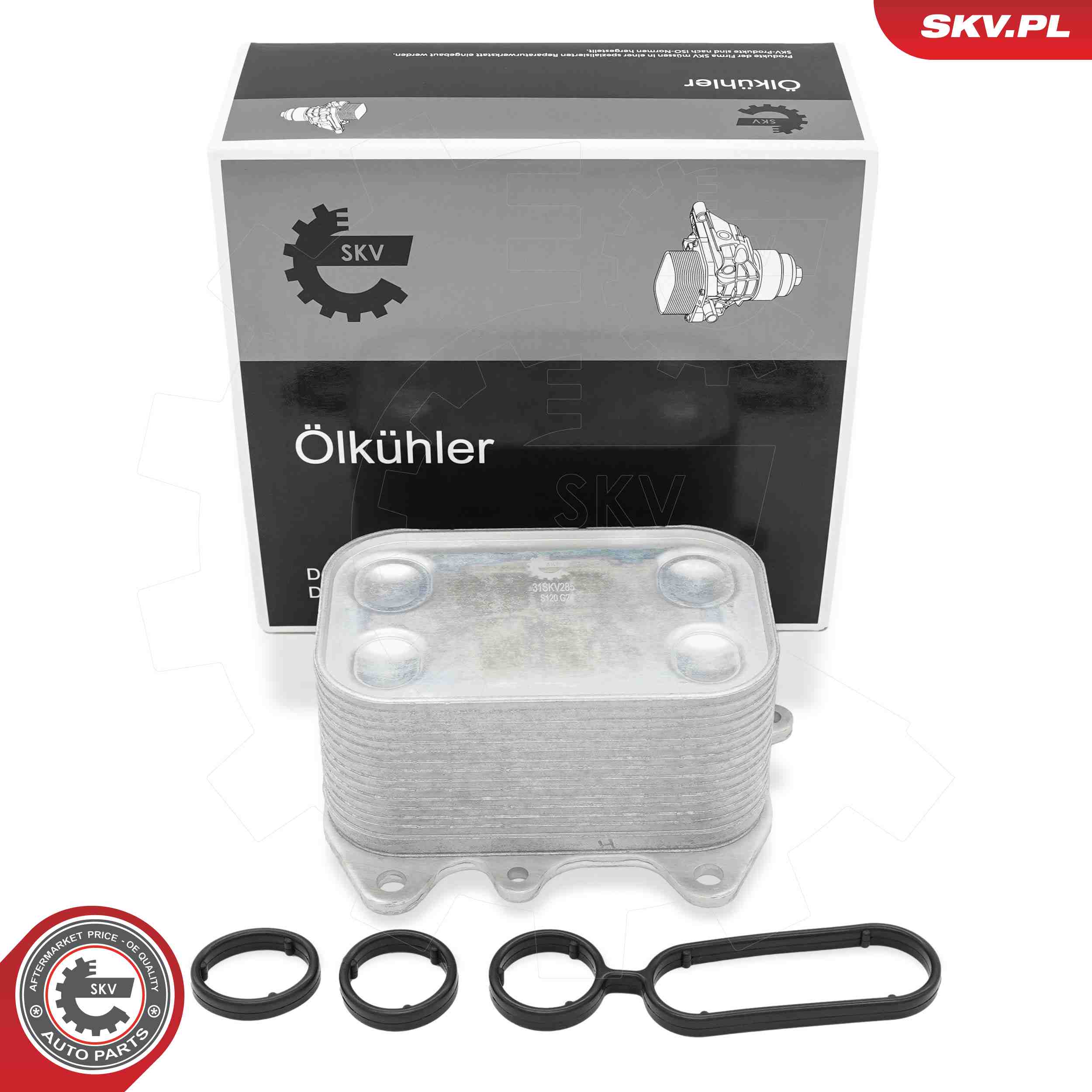ESEN SKV Oliekøler, motorolie 31skv285 for VW