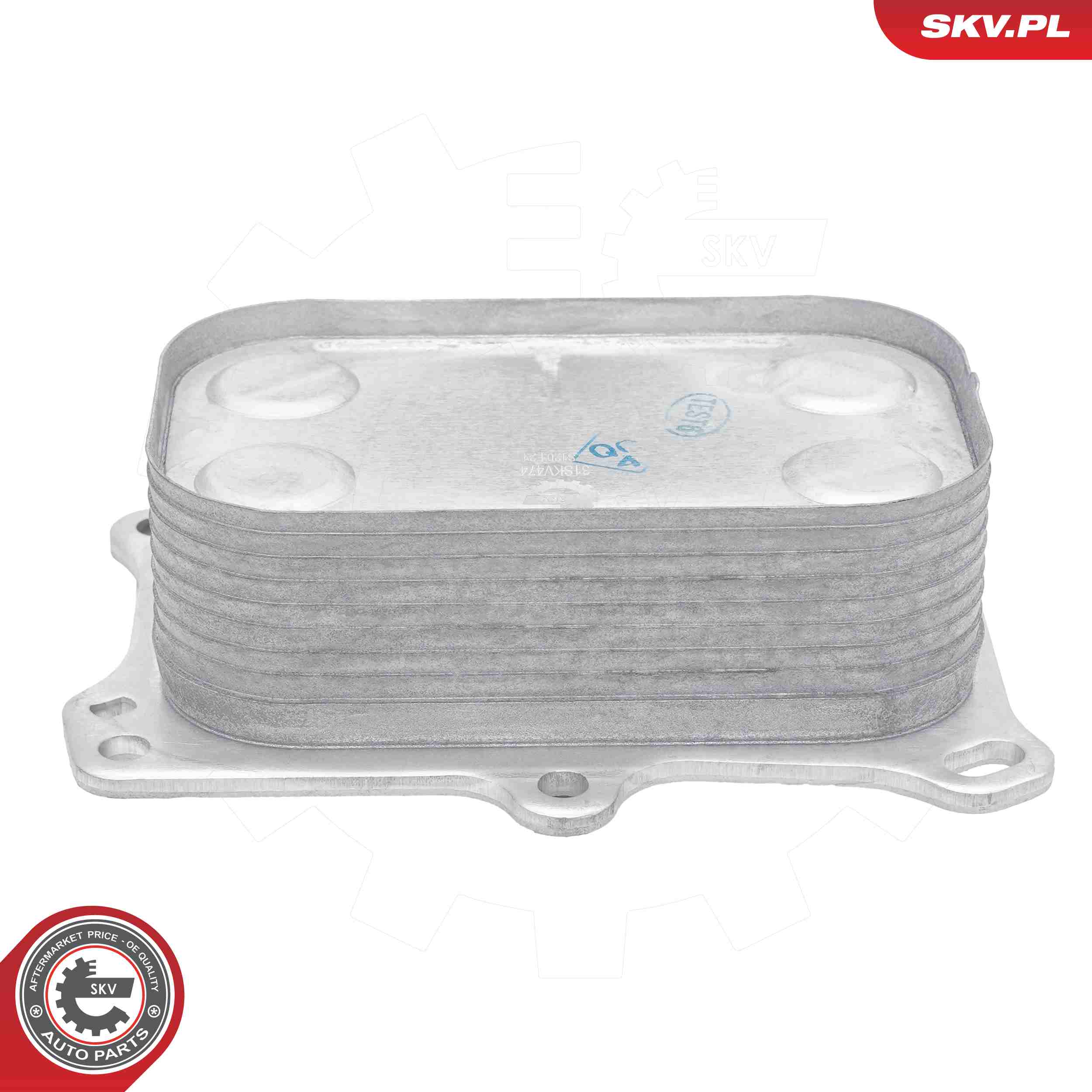 ESEN SKV Oliekøler, motorolie 31skv474 for JEEP ABARTH