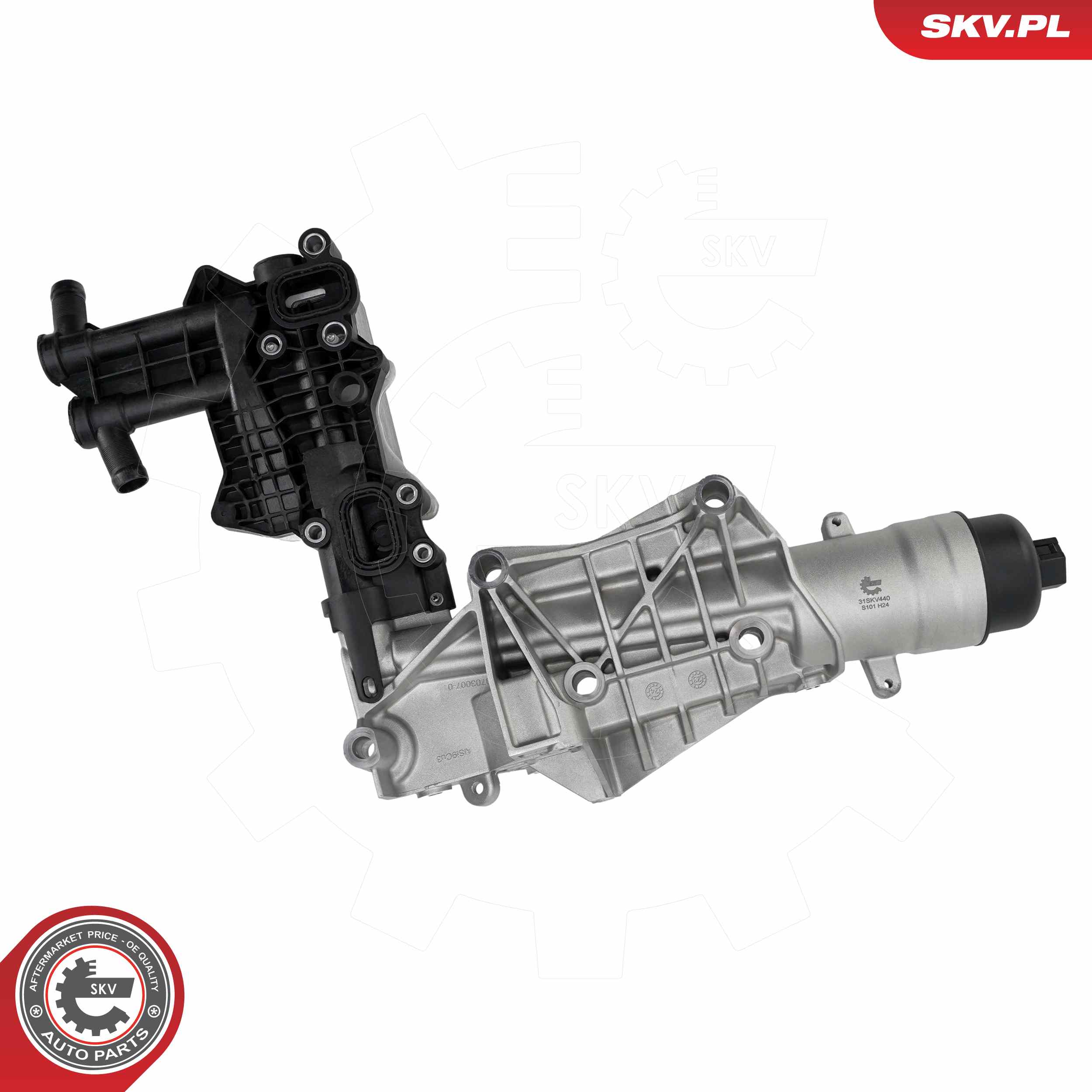 ESEN SKV Oliekøler, motorolie 31skv440 for MERCEDES-BENZ RENAULT