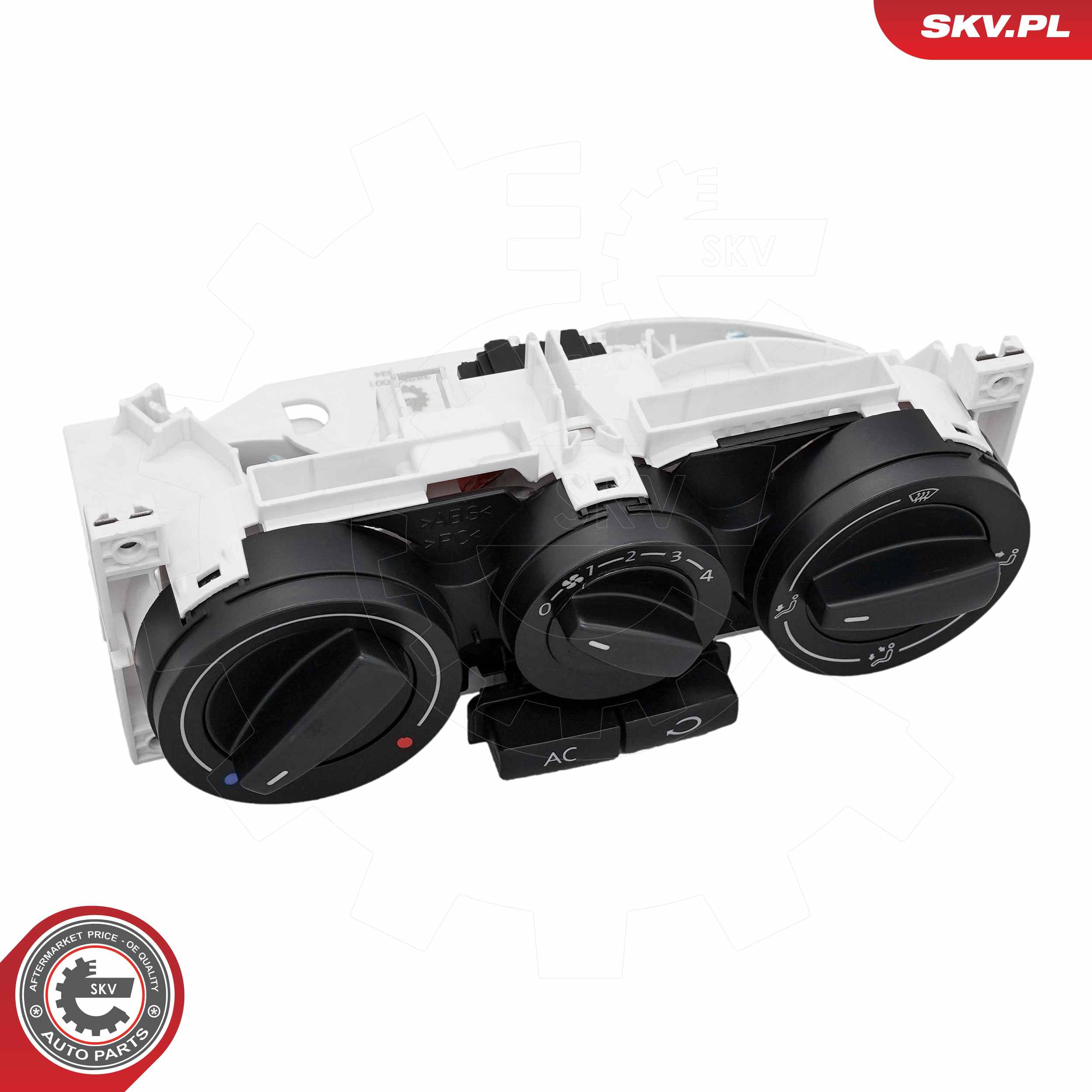 ESEN SKV Betjeningspanel, varme/ventilation 38skv001 for VAG