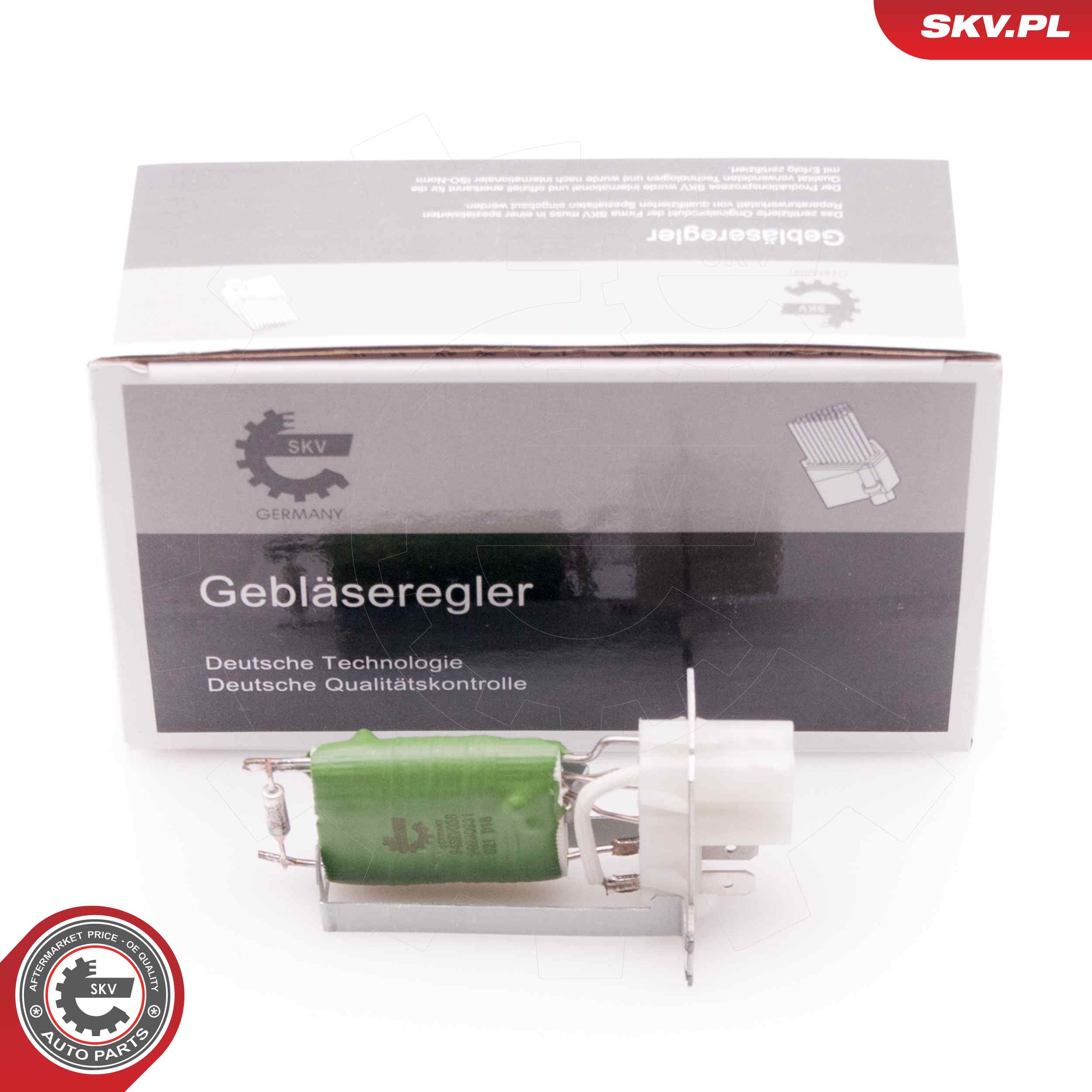 ESEN SKV Modstand, kabineventilator 94skv036 for OPEL