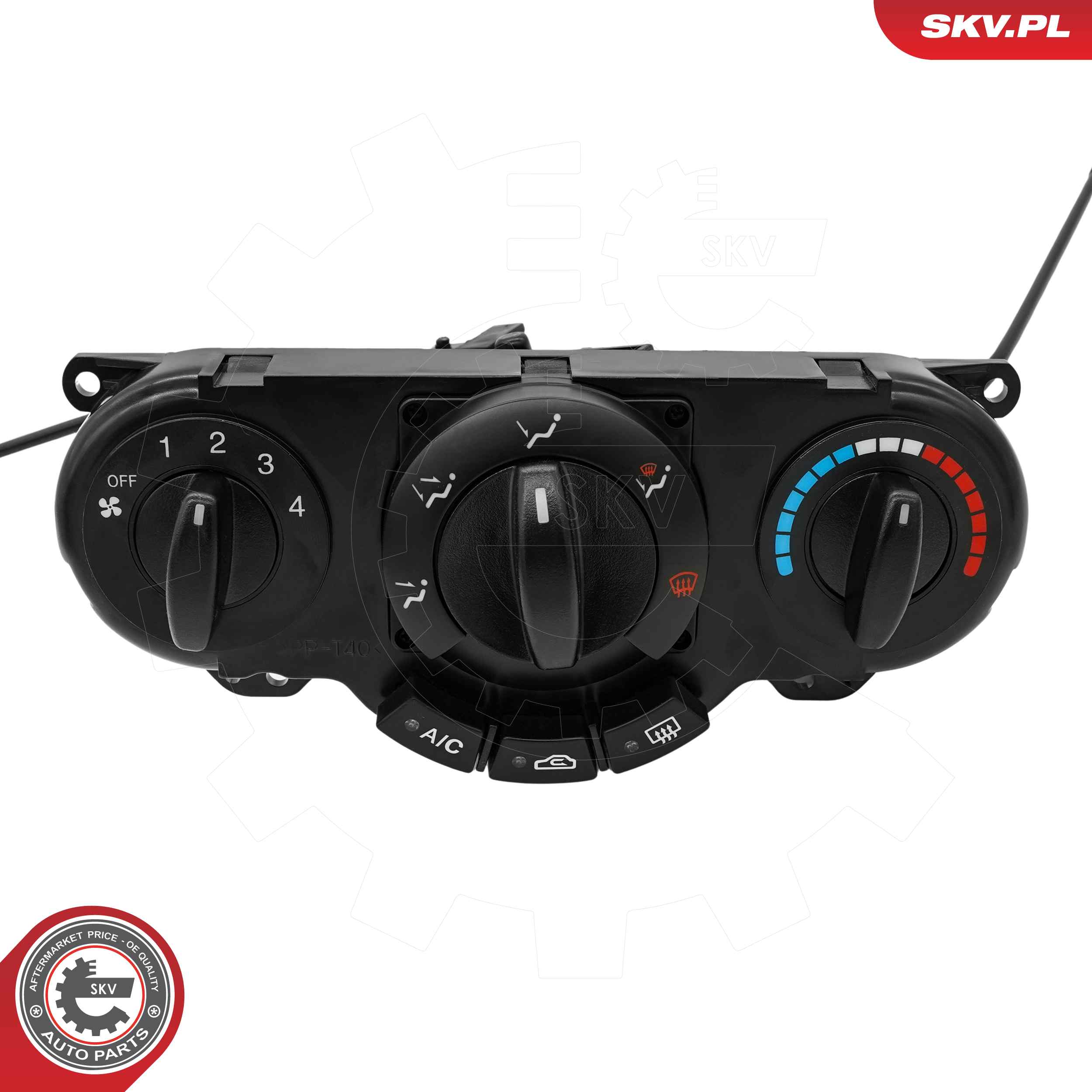 ESEN SKV Betjeningspanel, varme/ventilation 38skv004 for CHEVROLET