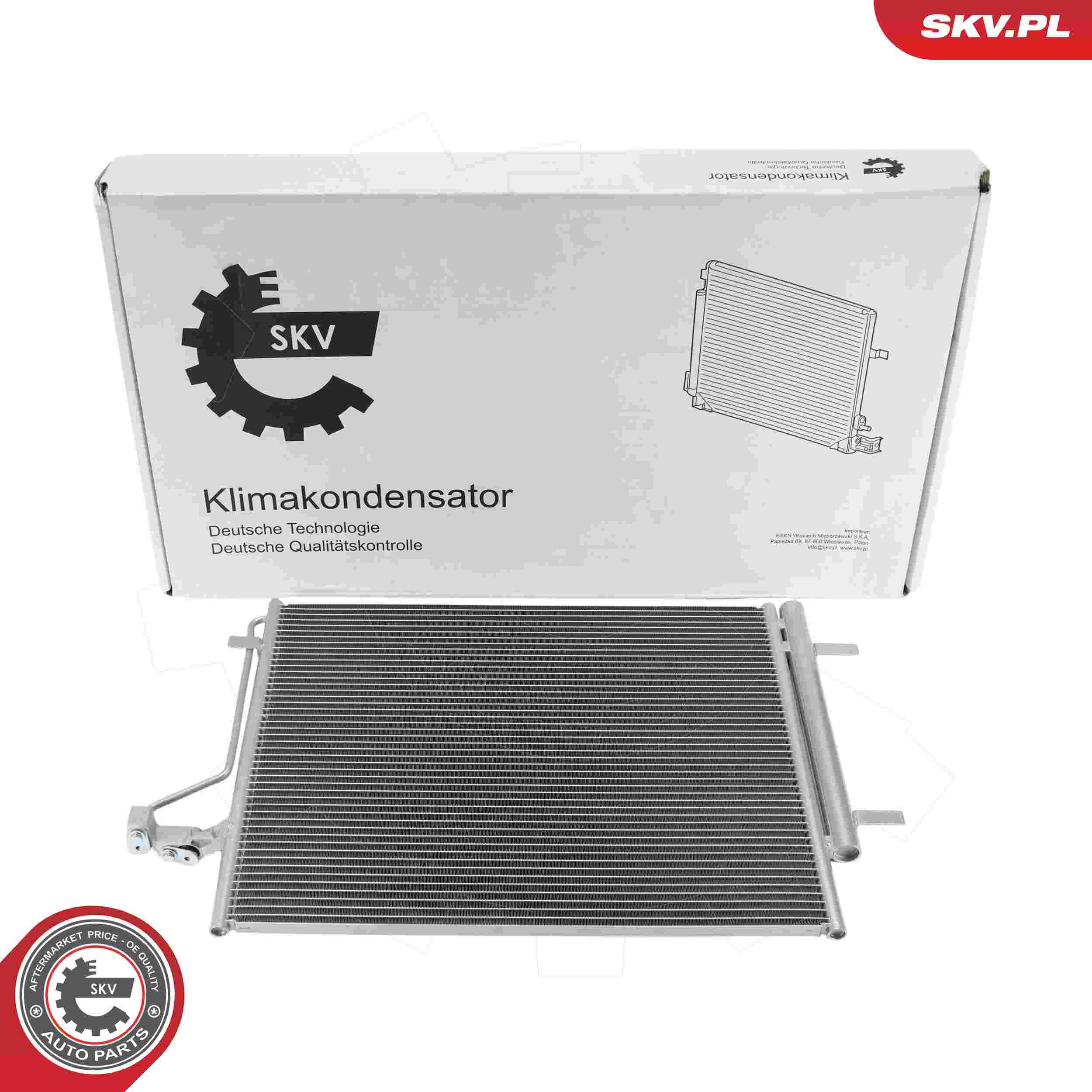 ESEN SKV Kondensor, klimaanlæg 86skv546 for FORD FORD USA
