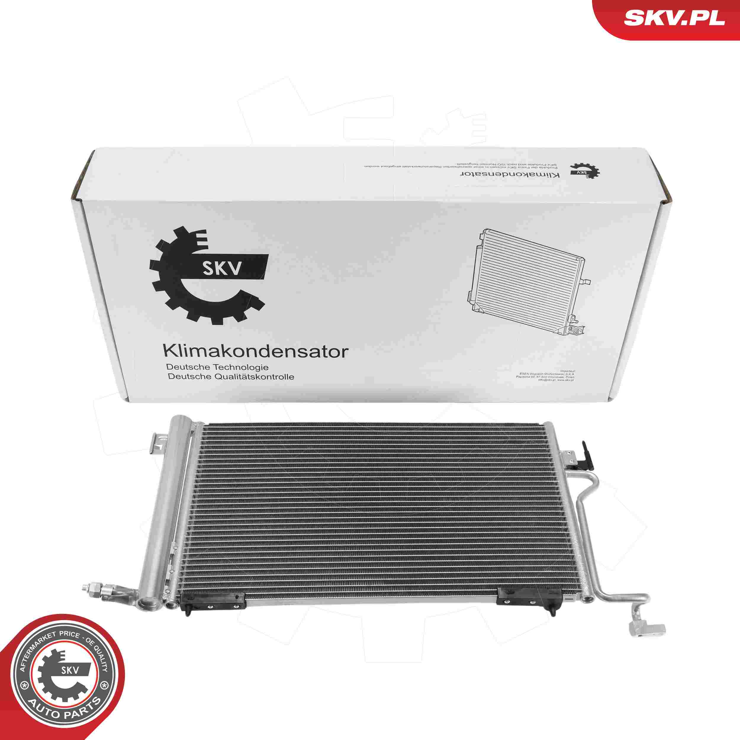 ESEN SKV Kondensor, klimaanlæg 86skv450 for PEUGEOT