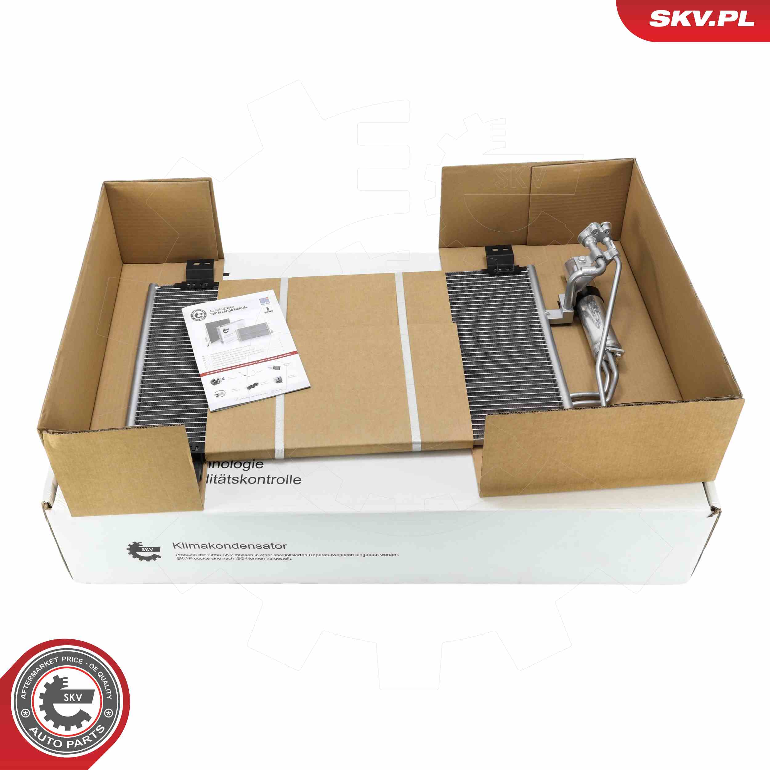 ESEN SKV Kondensor, klimaanlæg 86skv412 for MAZDA