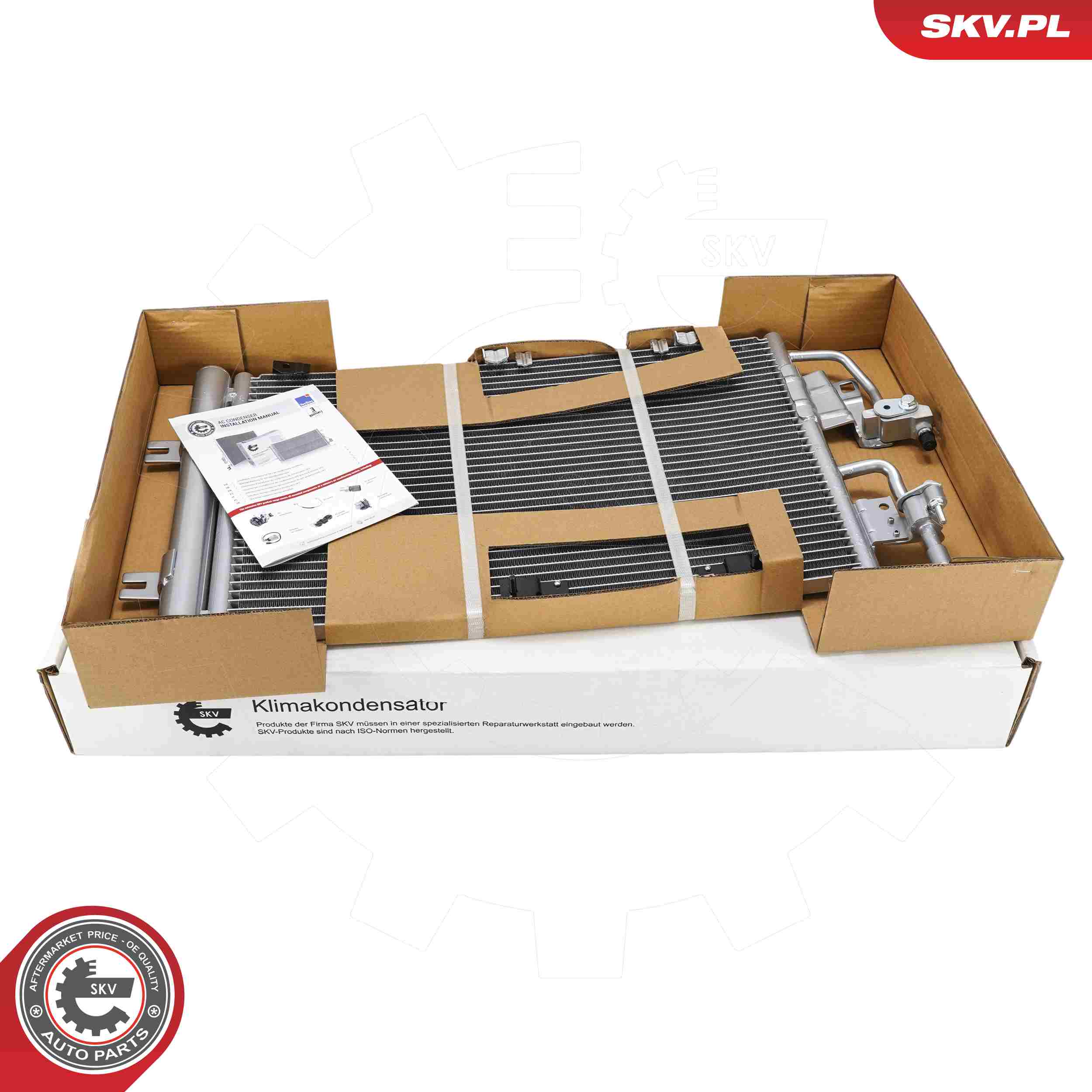 ESEN SKV Kondensor, klimaanlæg 86skv017 for OPEL