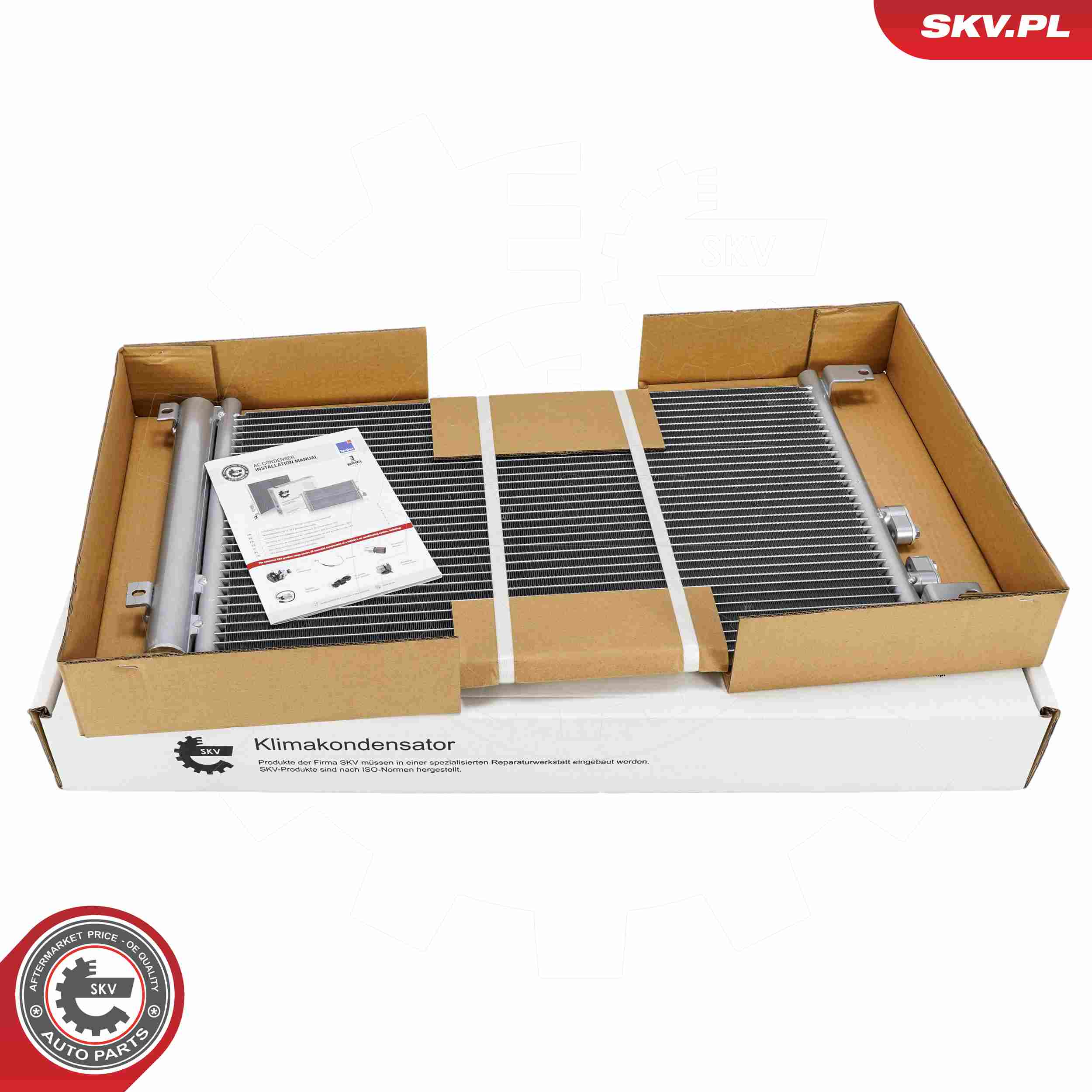 ESEN SKV Kondensor, klimaanlæg 86skv311 for ALFA ROMEO
