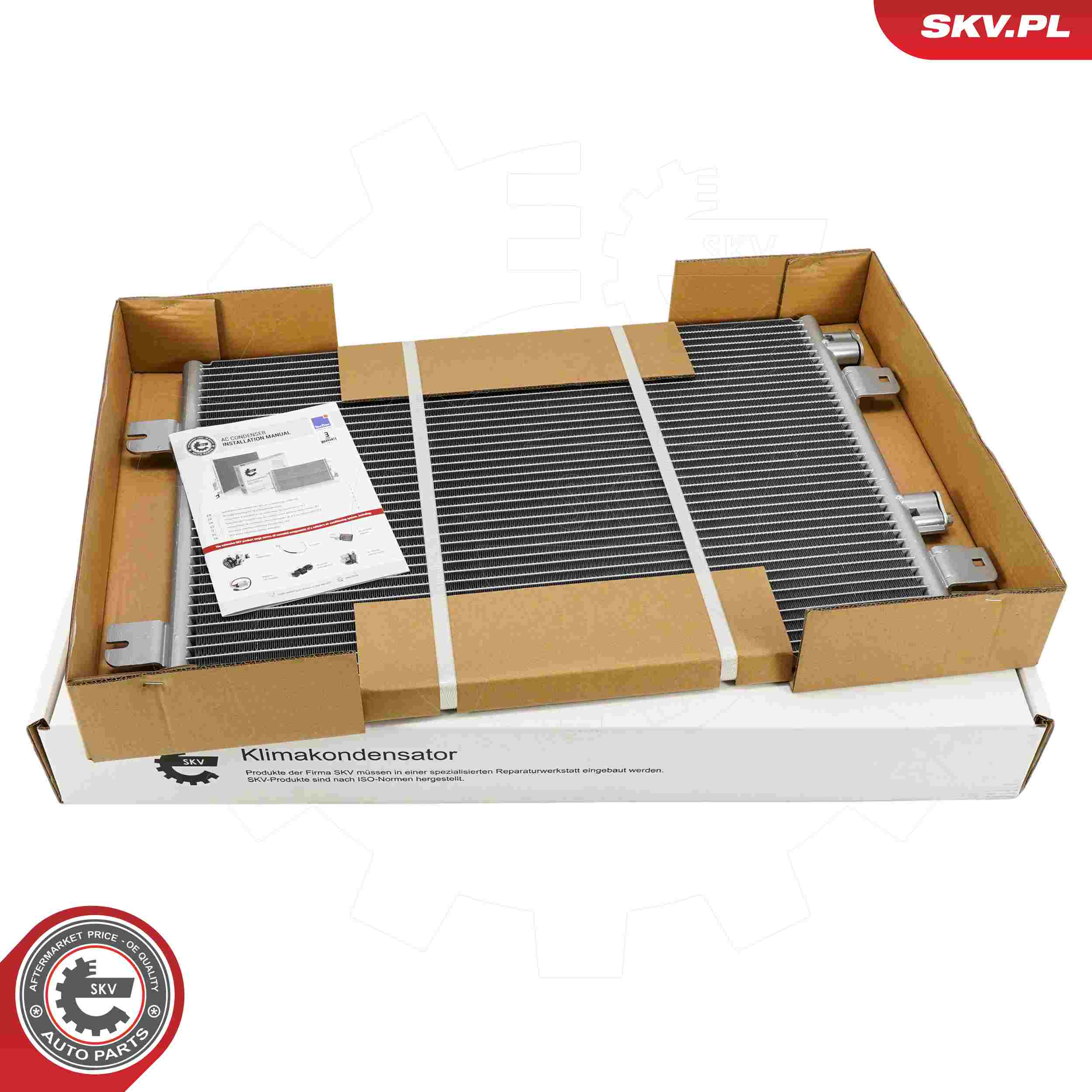 ESEN SKV Kondensor, klimaanlæg 86skv322 for DACIA RENAULT
