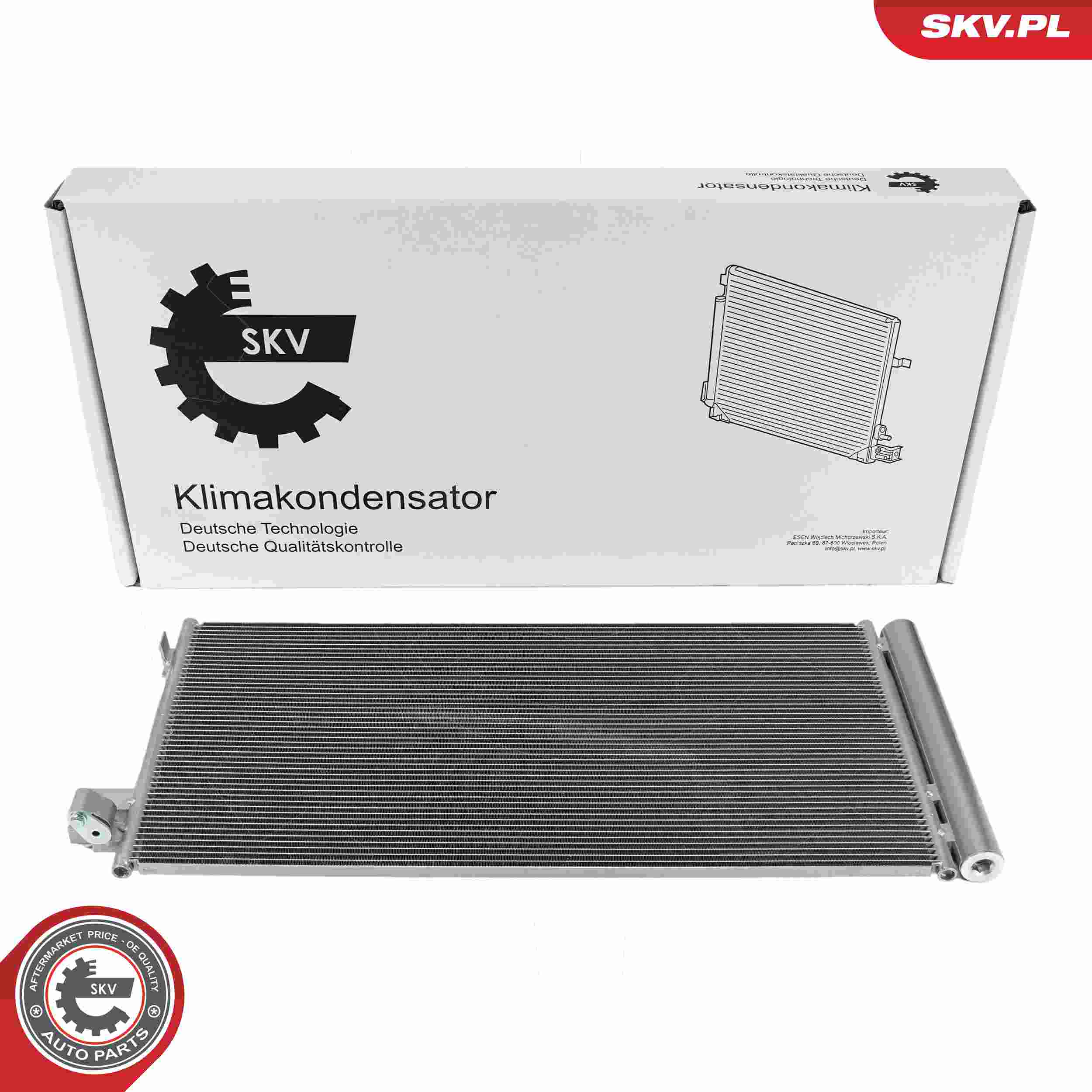 ESEN SKV Kondensor, klimaanlæg 86skv574 for BMW