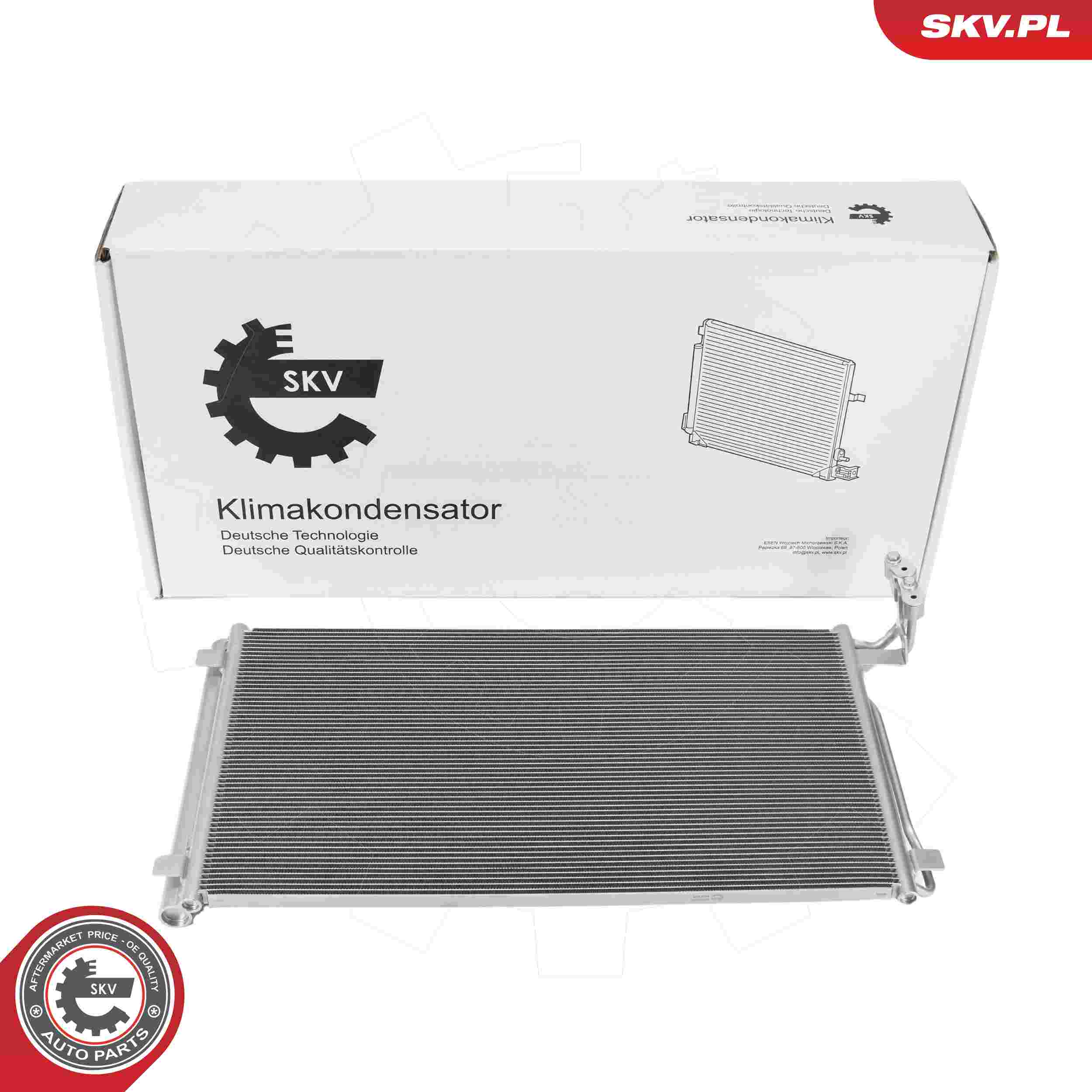 ESEN SKV Kondensor, klimaanlæg 86skv308 for VW