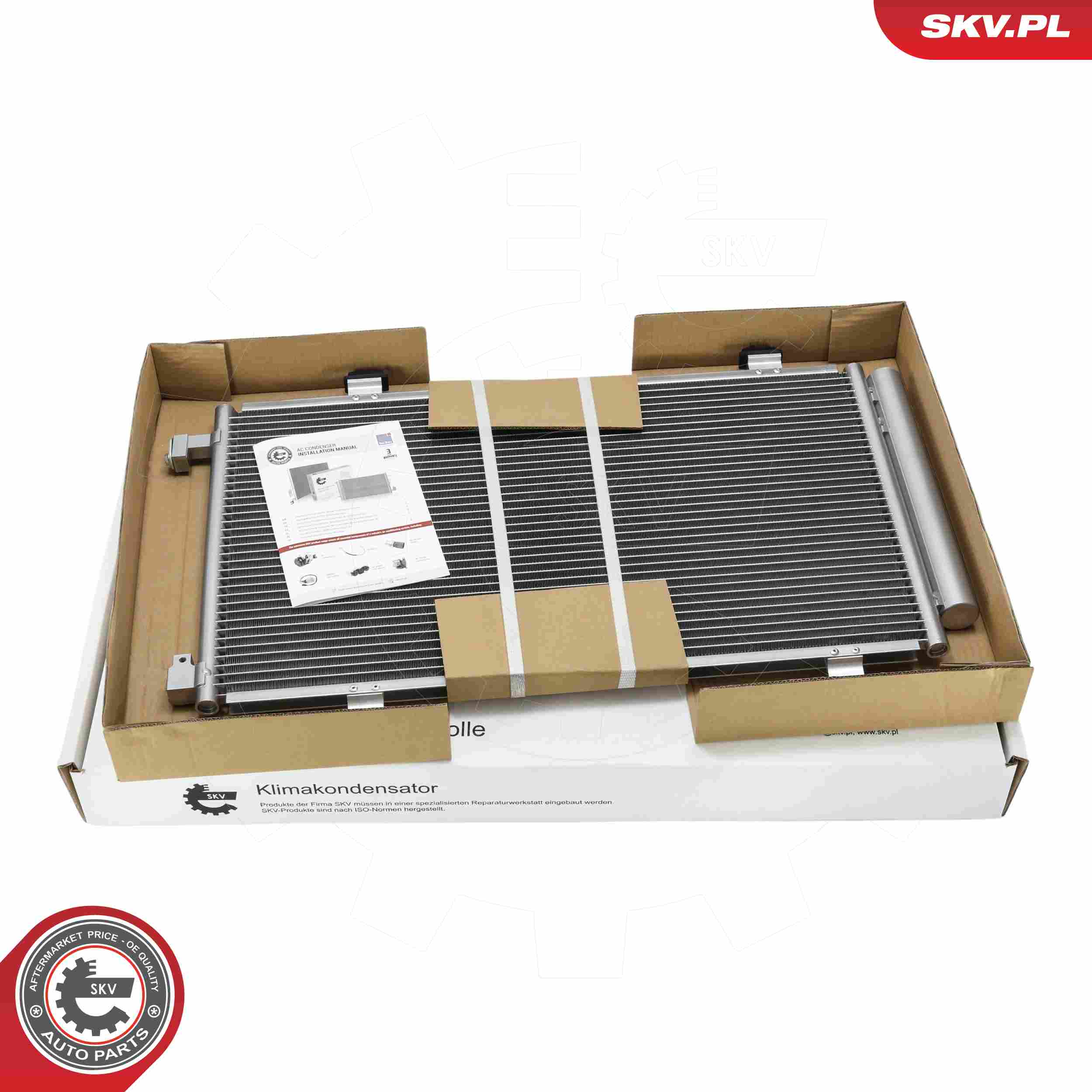 ESEN SKV Kondensor, klimaanlæg 86skv096 for SUZUKI FIAT
