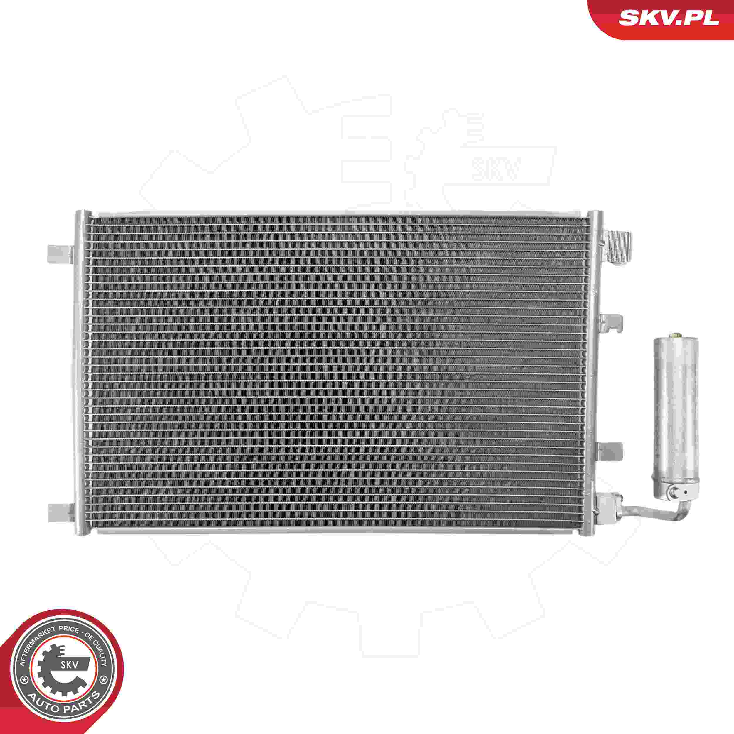 ESEN SKV Kondensor, klimaanlæg 86skv151 for NISSAN