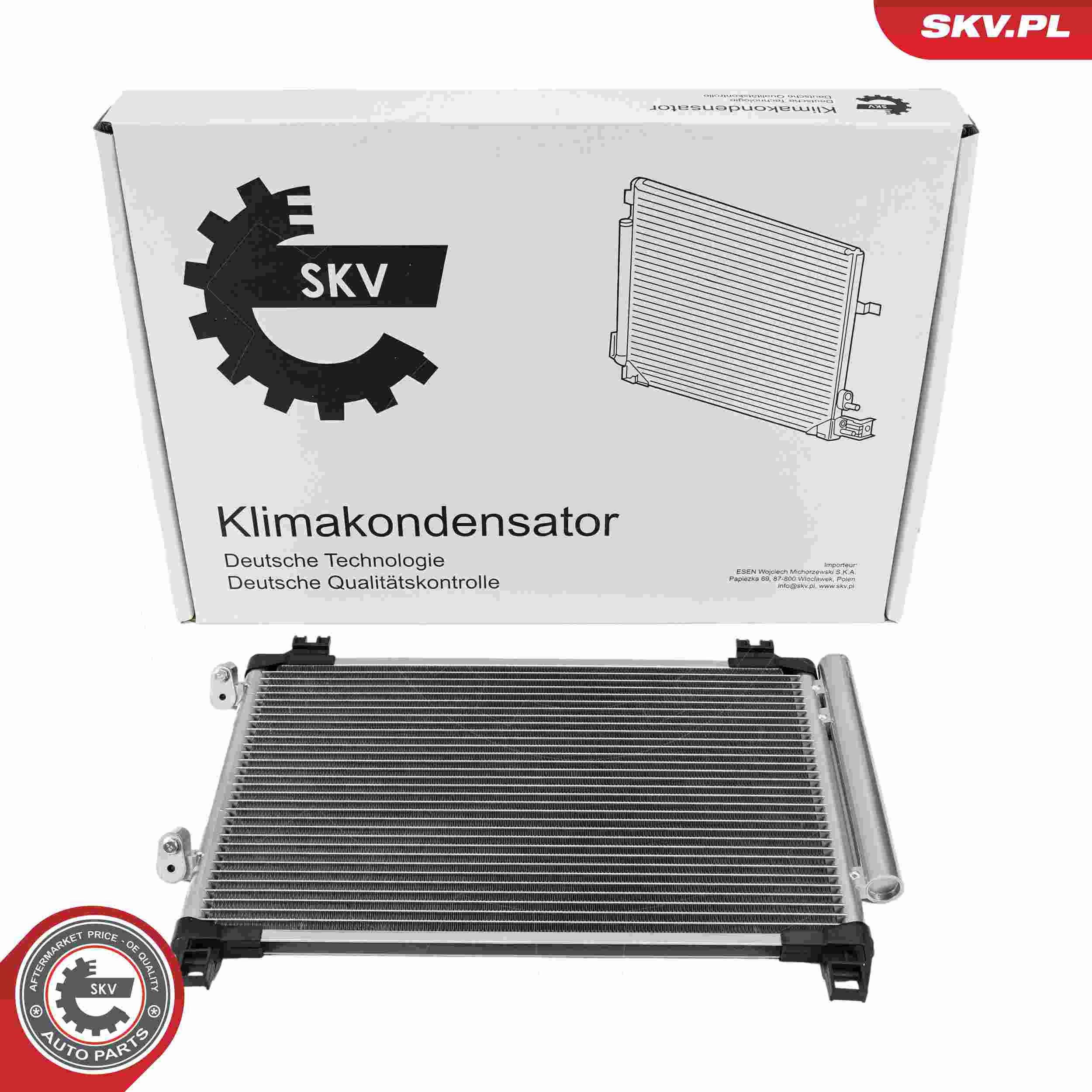 ESEN SKV Kondensor, klimaanlæg 86skv039 for TOYOTA