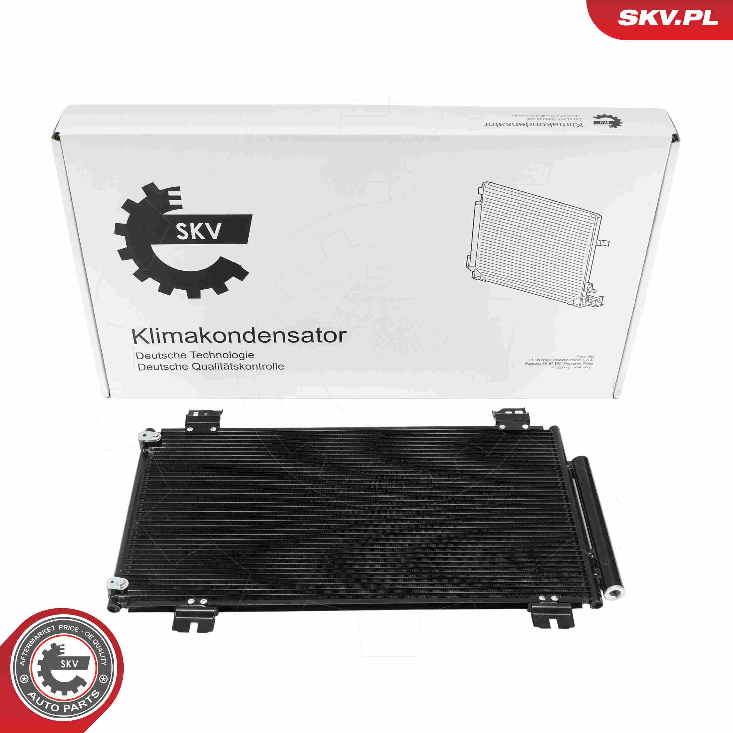 ESEN SKV Kondensor, klimaanlæg 86skv224 for HONDA