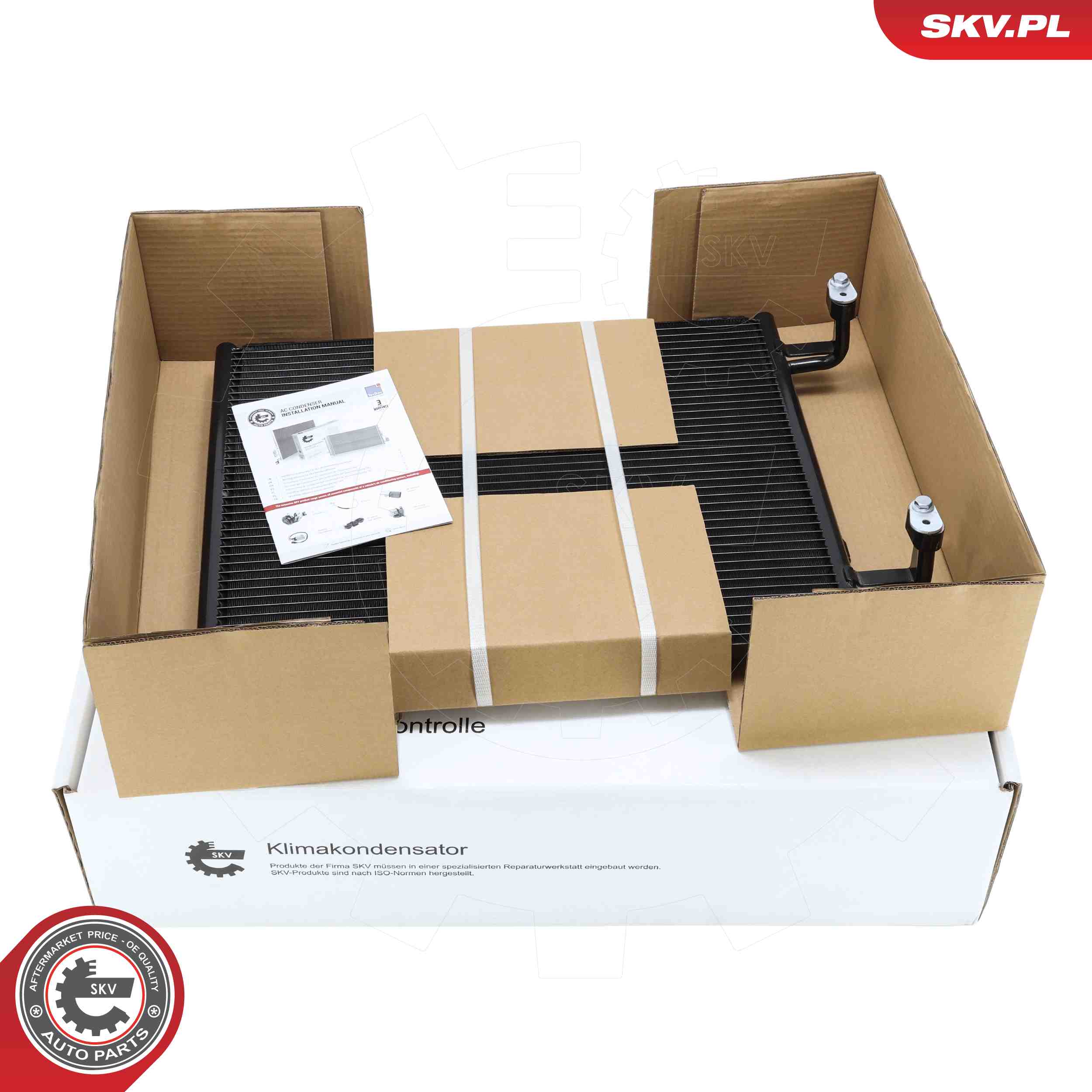 ESEN SKV Kondensor, klimaanlæg 86skv389 for AUDI