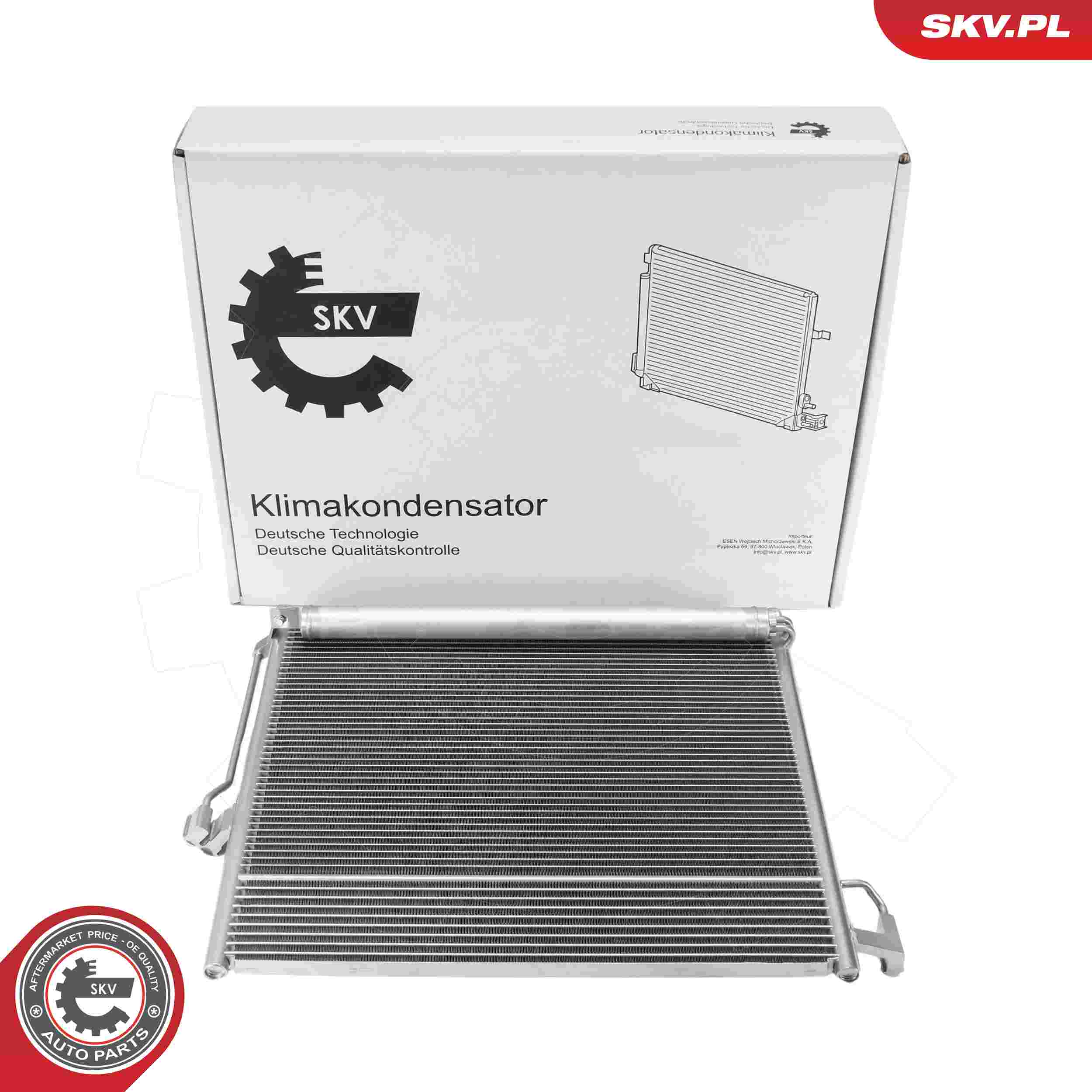 ESEN SKV Kondensor, klimaanlæg 86skv263 for MERCEDES-BENZ