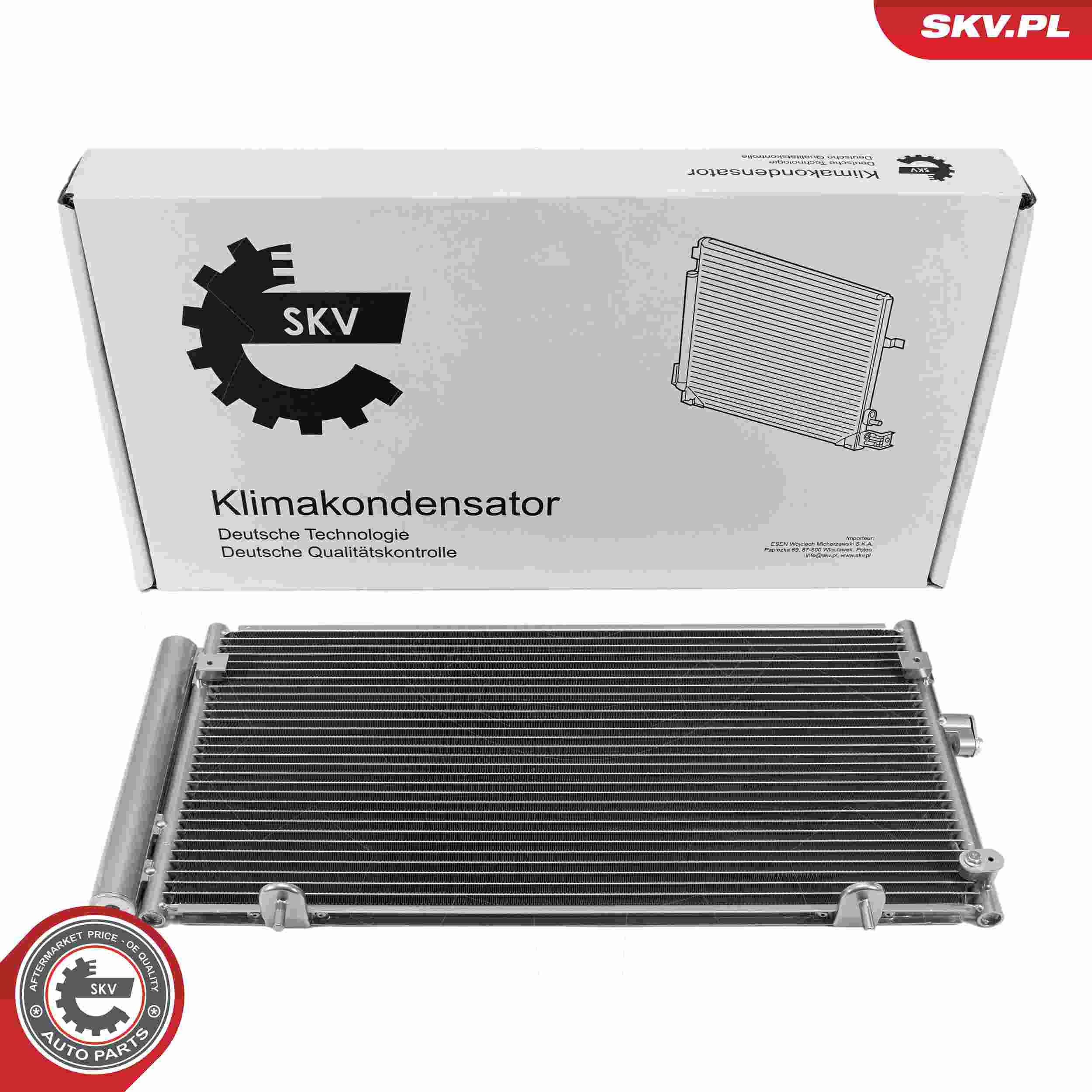 ESEN SKV Kondensor, klimaanlæg 86skv419 for SUBARU