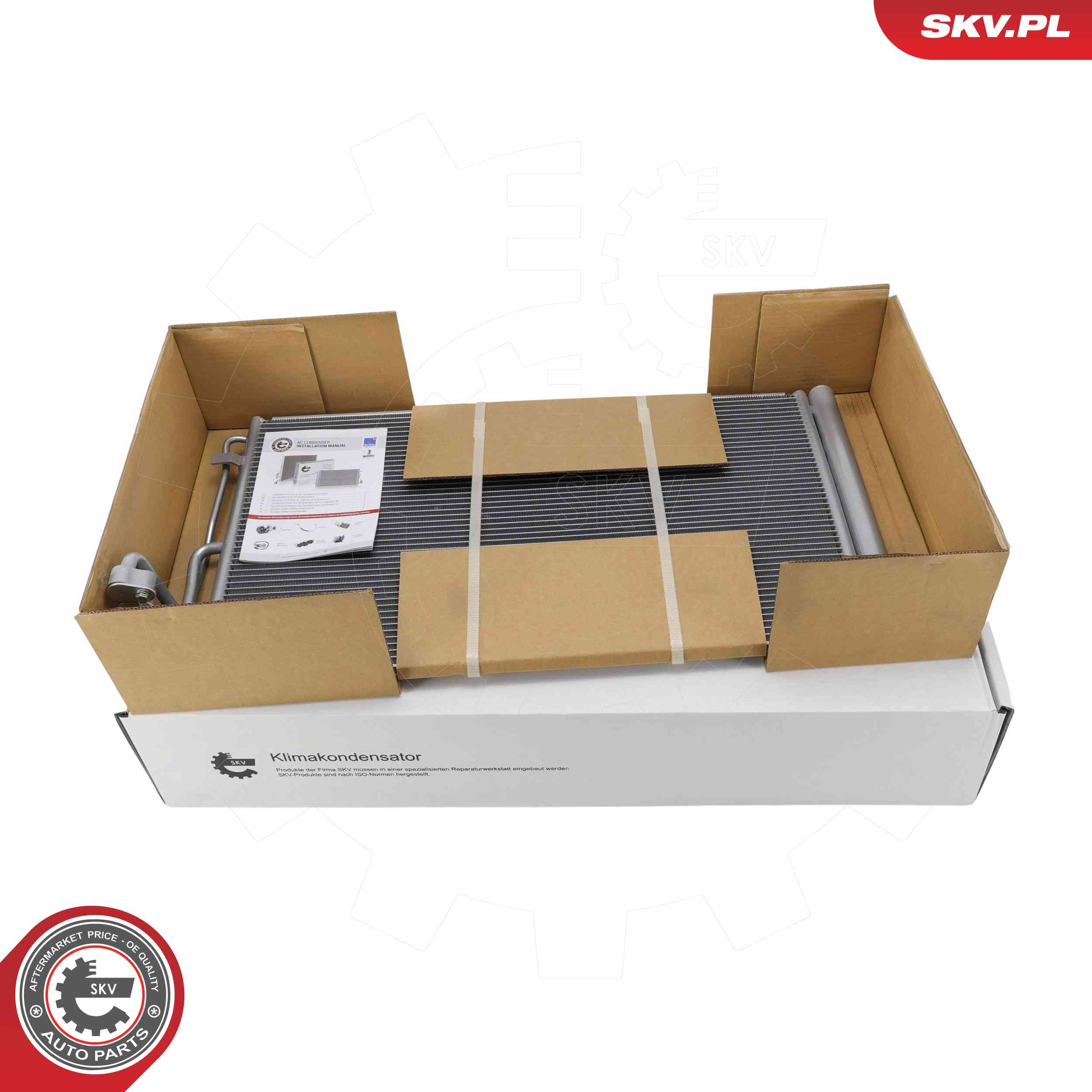 ESEN SKV Kondensor, klimaanlæg 86skv652 for HYUNDAI