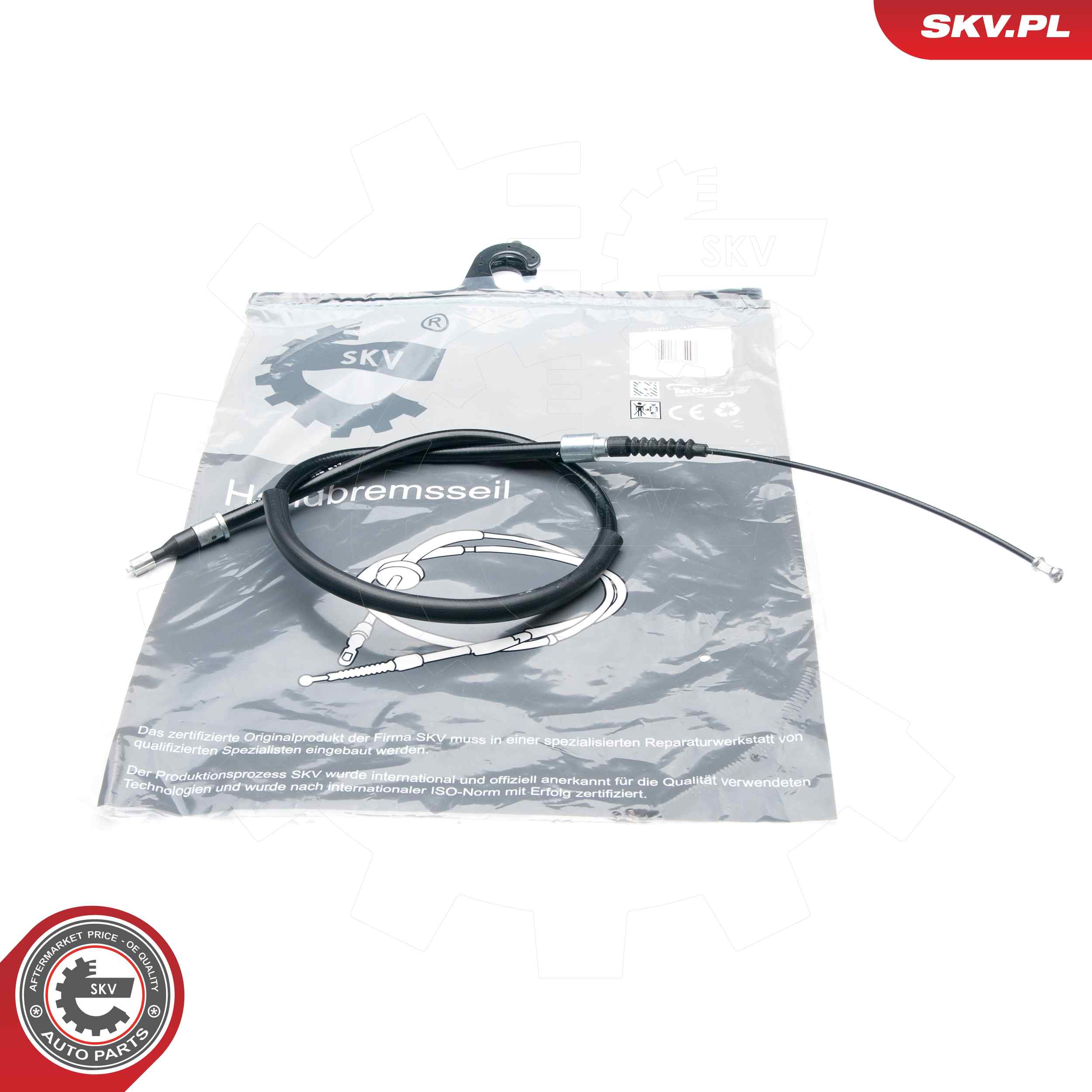 ESEN SKV Håndbremsekabel 26skv003 bagved til venstre for OPEL GENERAL MOTORS