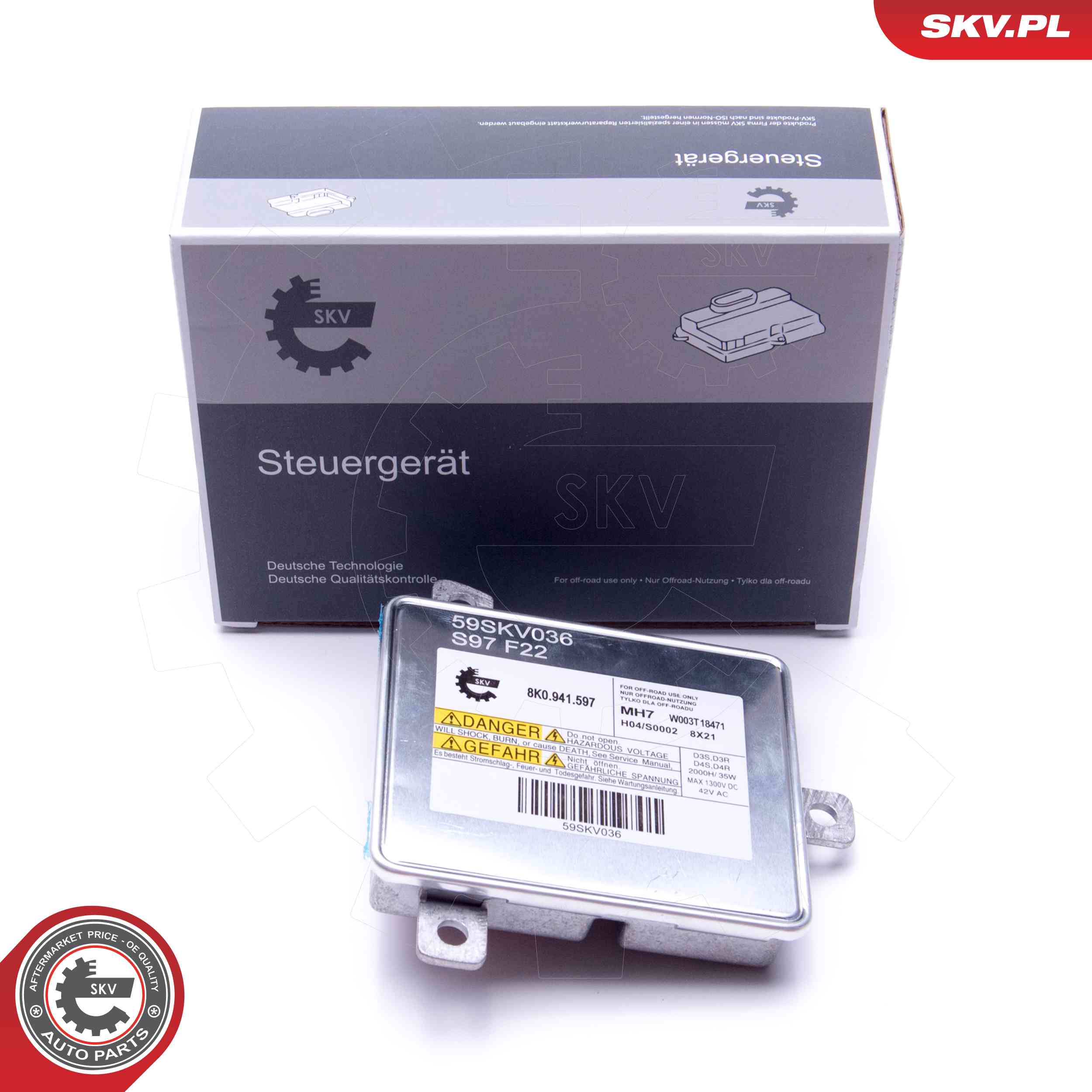 ESEN SKV Styreenhed, belysning 59skv036 venstre for VOLVO VAG MITSUBISHI VW