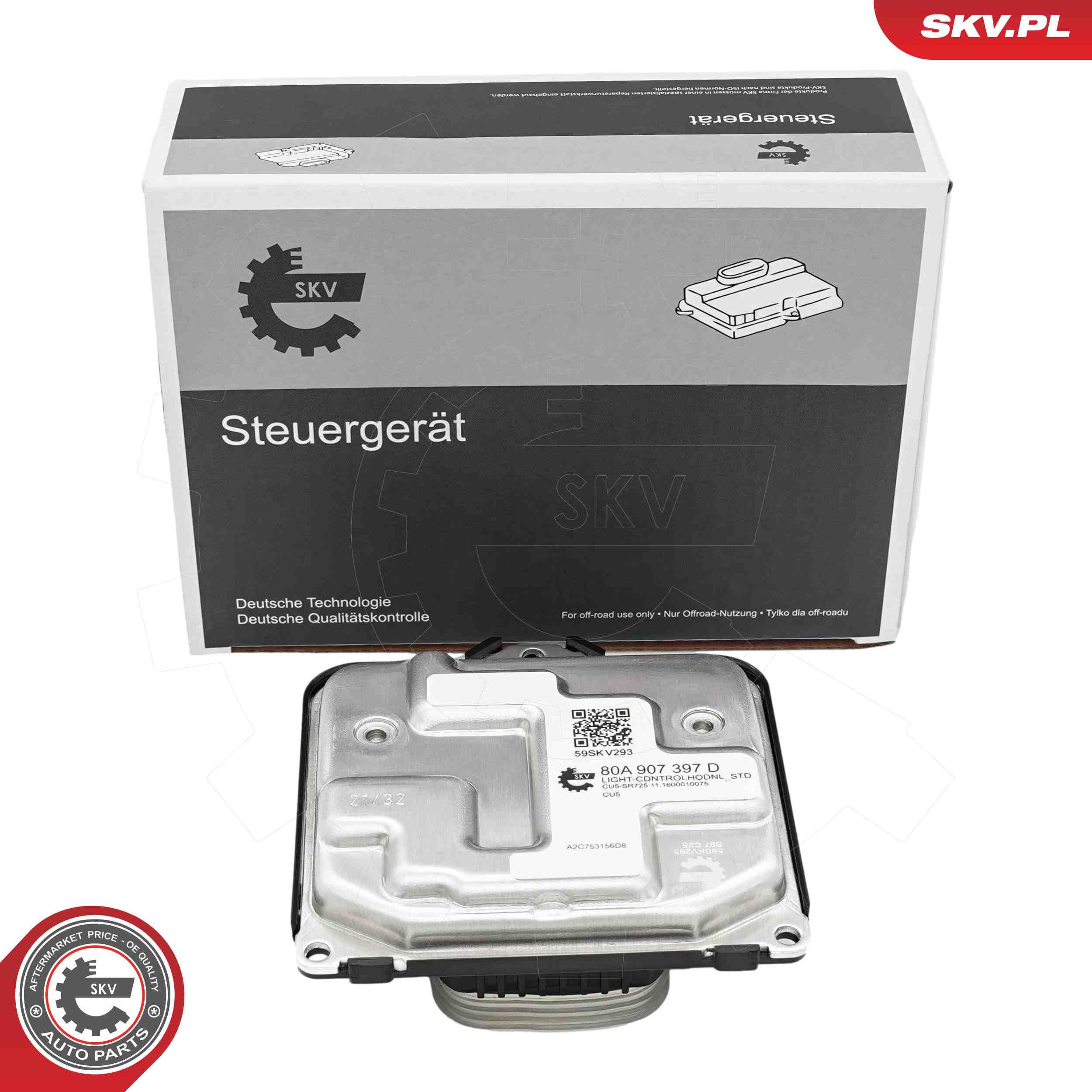 ESEN SKV Styreenhed, belysning 59skv293 for AUDI
