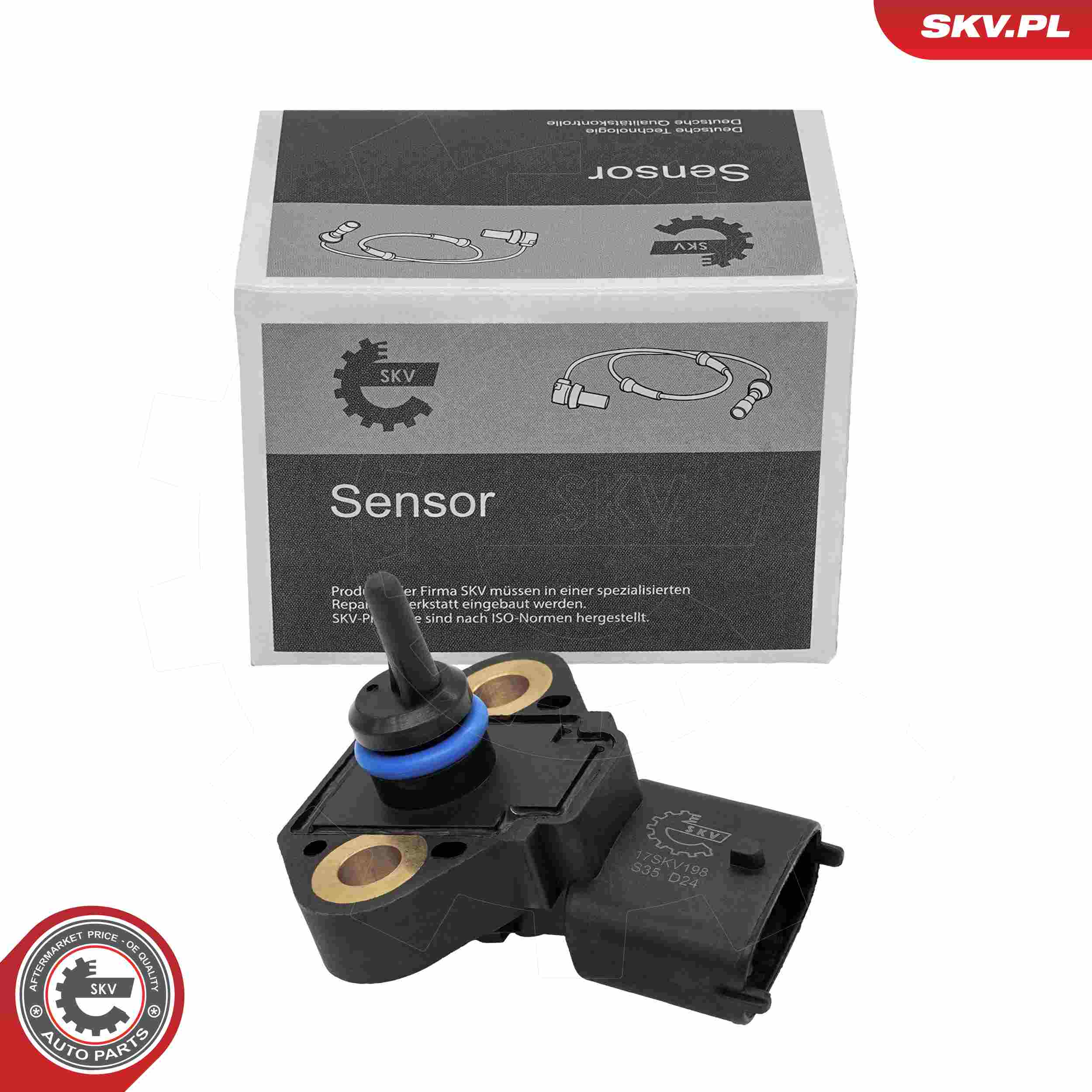 ESEN SKV Sensor, sugerørstryk 17skv198 for VOLVO PORSCHE