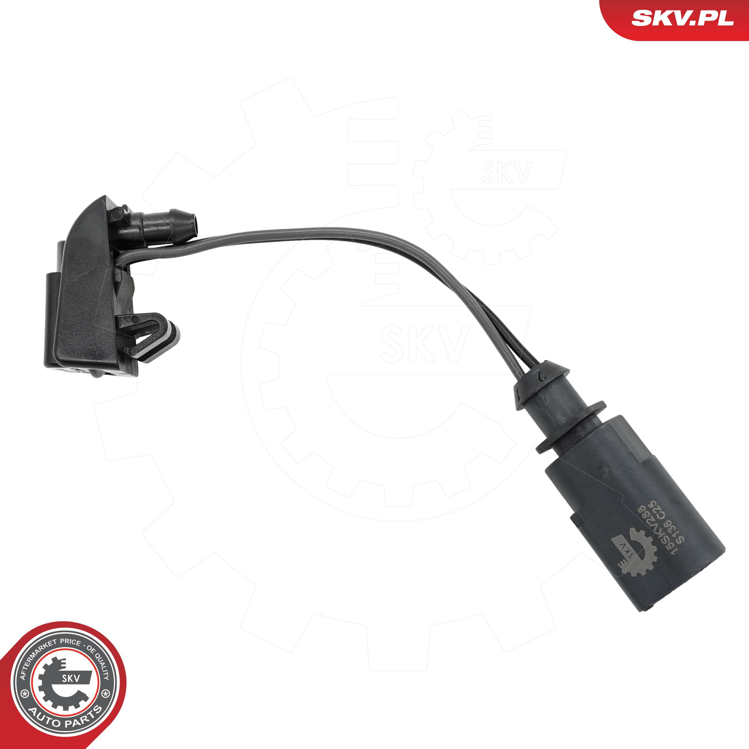 ESEN SKV Vaskedyse, forrudevisker/vasker 15skv288 foran for SKODA