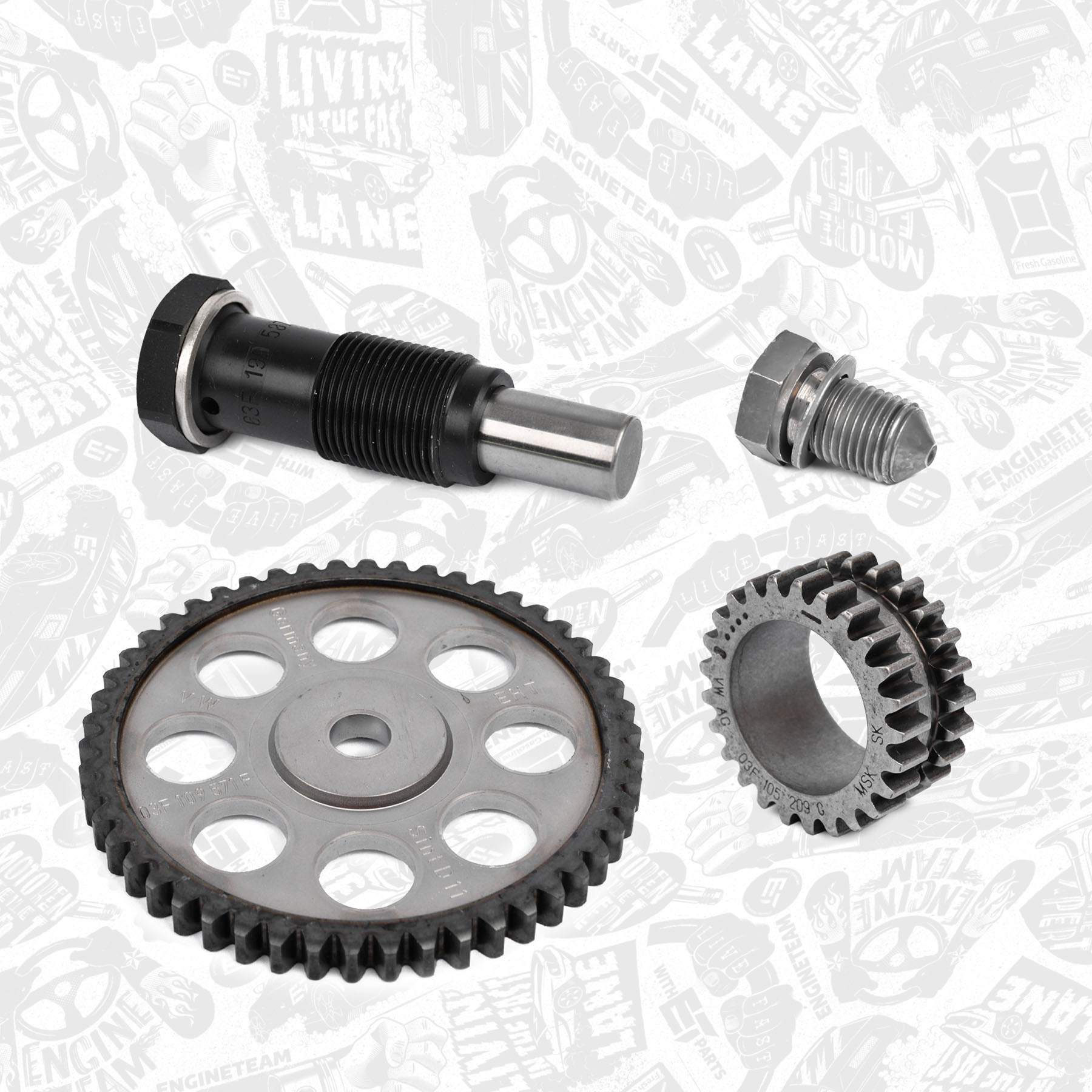 ET ENGINETEAM Styrekædesæt rs0088 for VW
