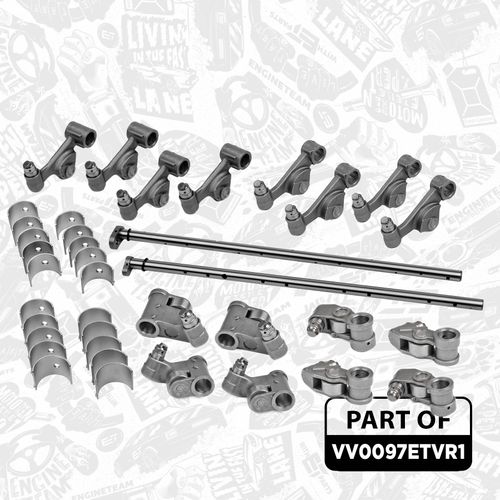 Produktbillede for Vippearmsaksel, motorstyring