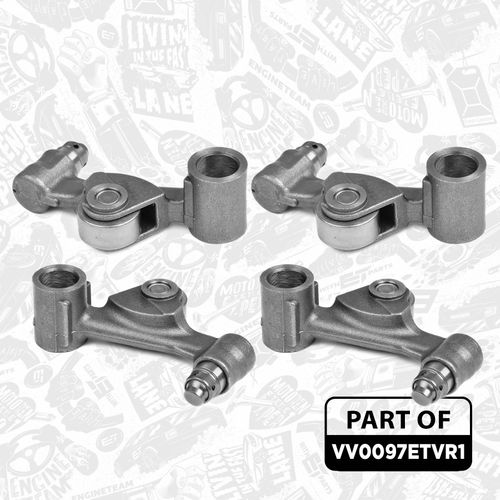 Produktbillede for Vippearmsaksel, motorstyring