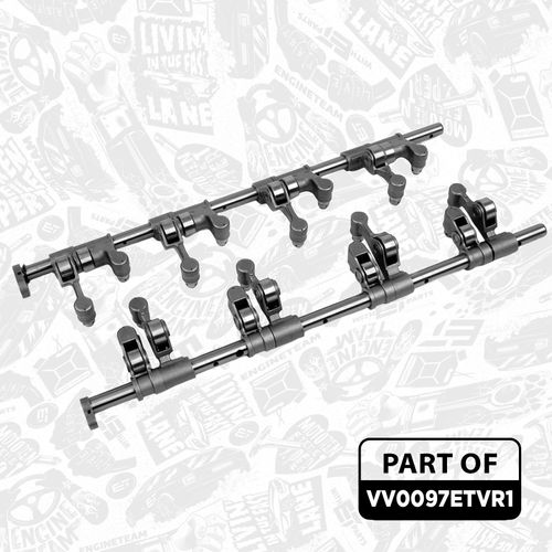Produktbillede for Vippearmsaksel, motorstyring