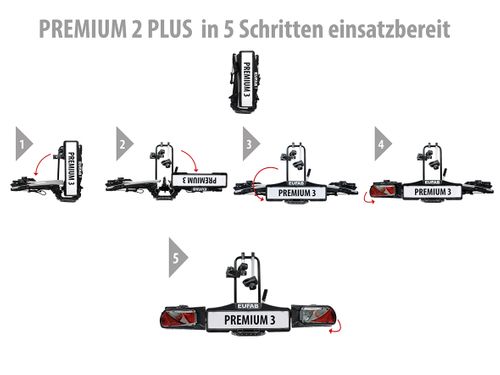 Produktbillede for EAL cykelholder Premium II Plus
