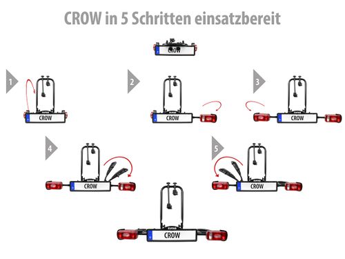 Produktbillede for EAL Cykelholder Crow