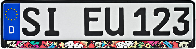 Nummerpladeholder, ERICH UTSCH